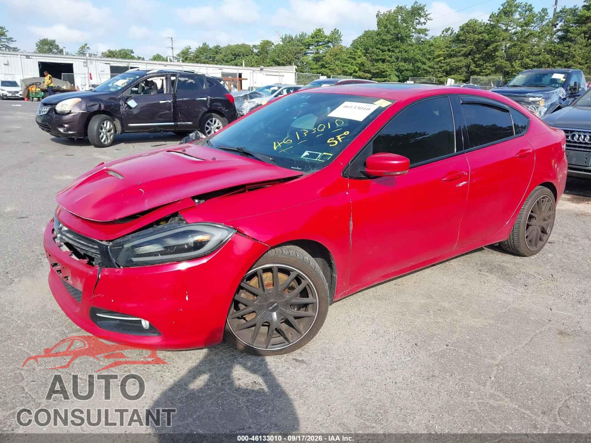 DODGE DART 2014 - 1C3CDFEB4ED677622