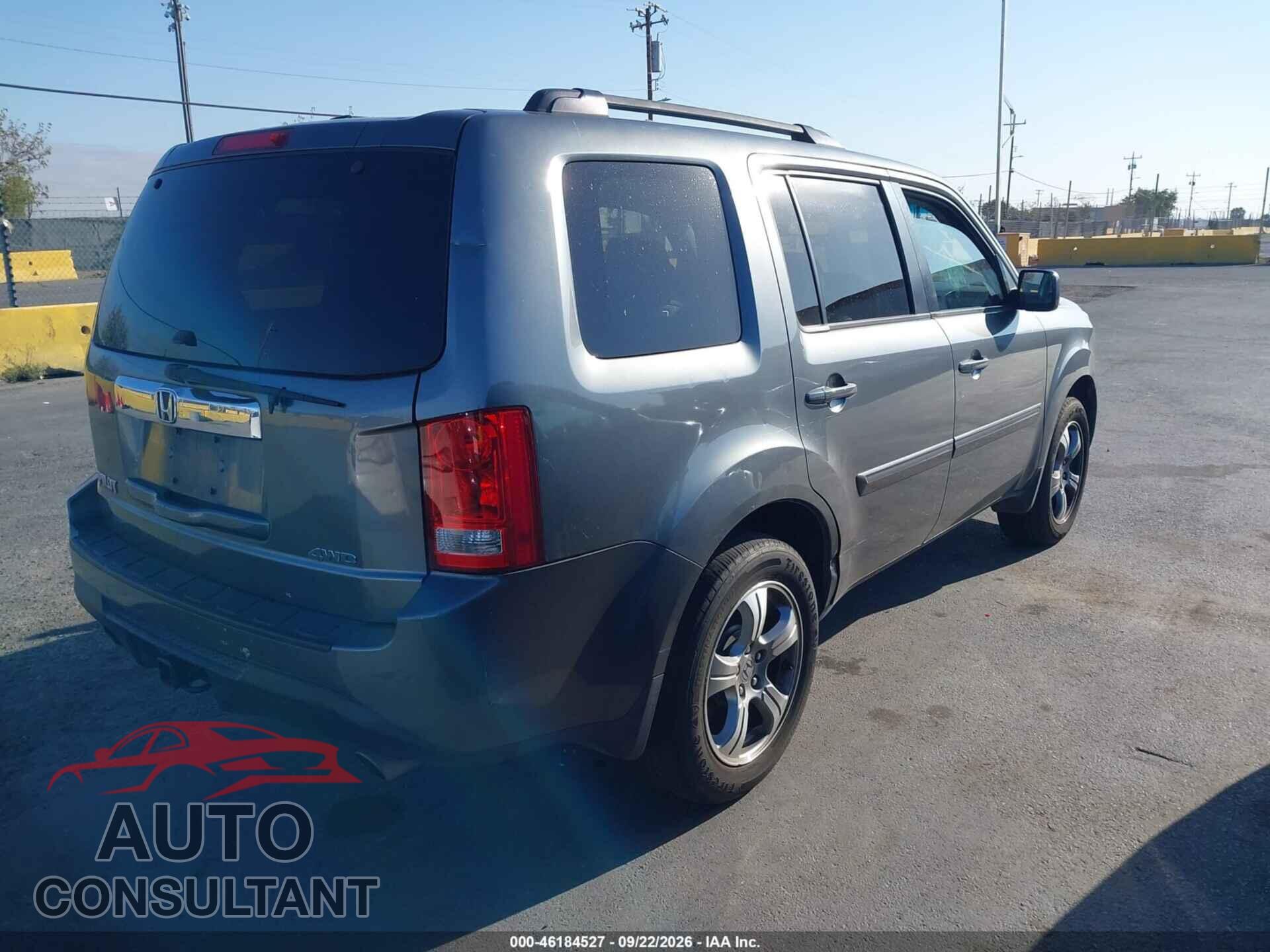 HONDA PILOT 2013 - 5FNYF4H53DB076568
