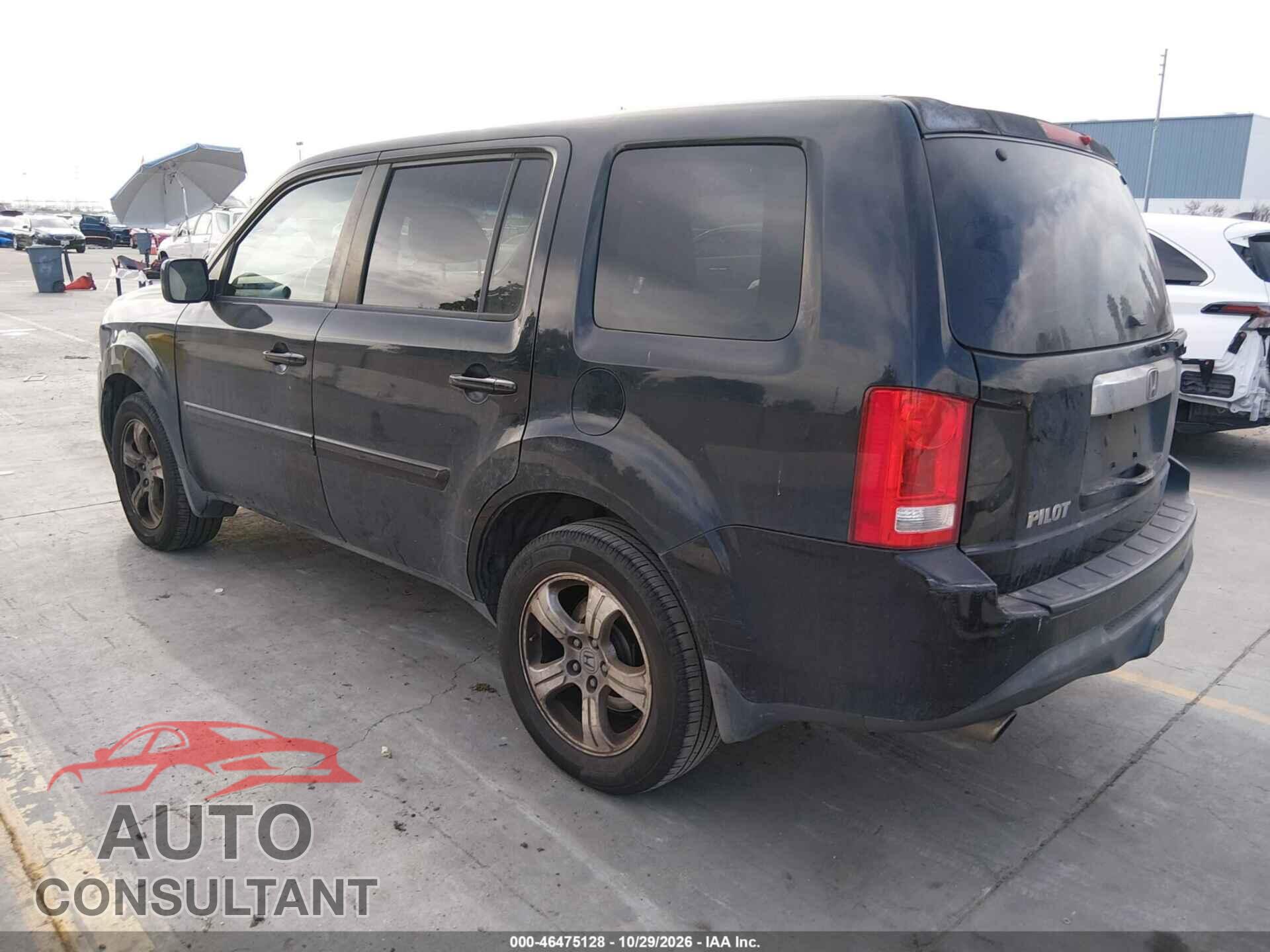 HONDA PILOT 2012 - 5FNYF3H49CB044028