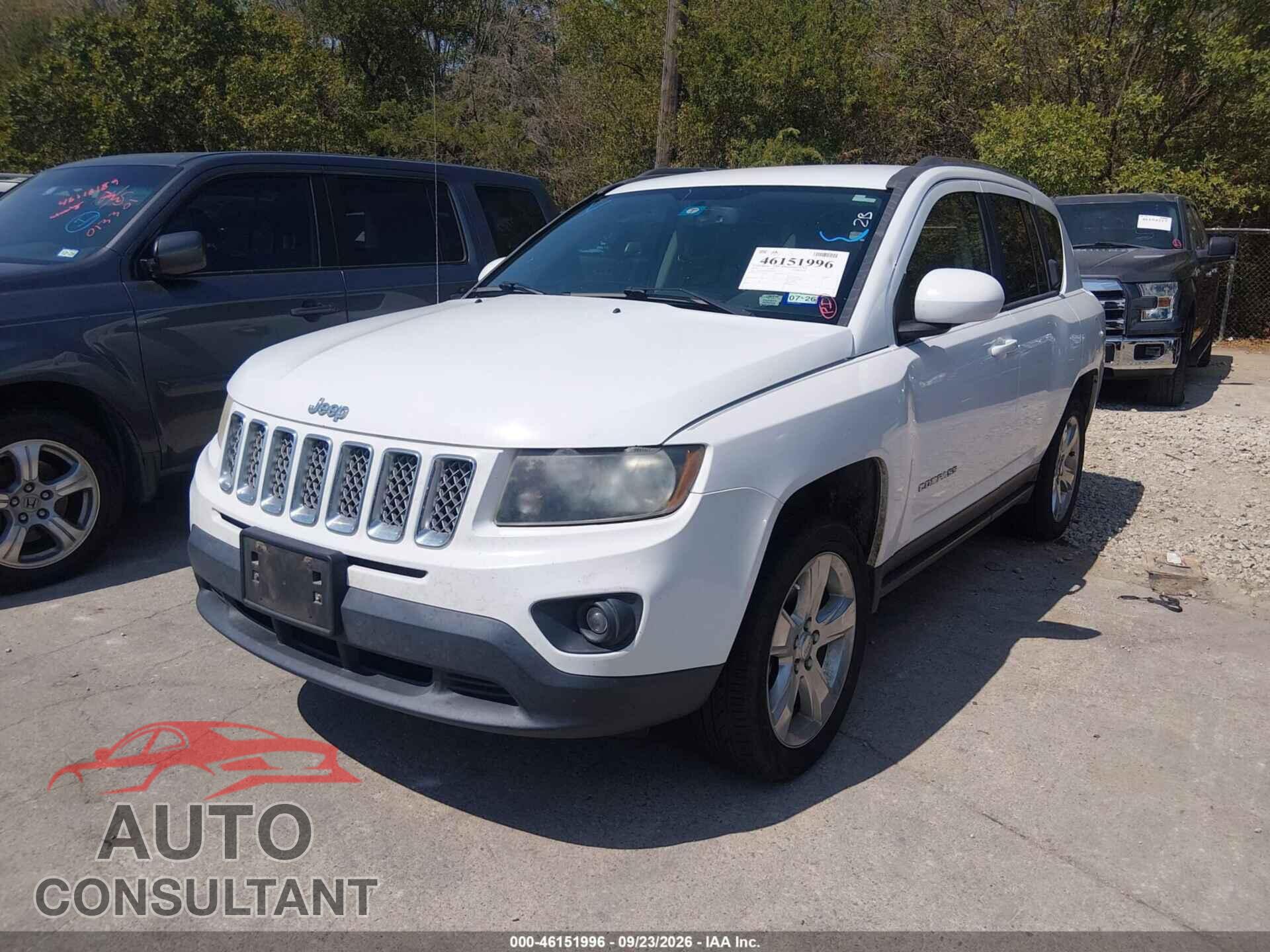 JEEP COMPASS 2014 - 1C4NJCEBXED660271