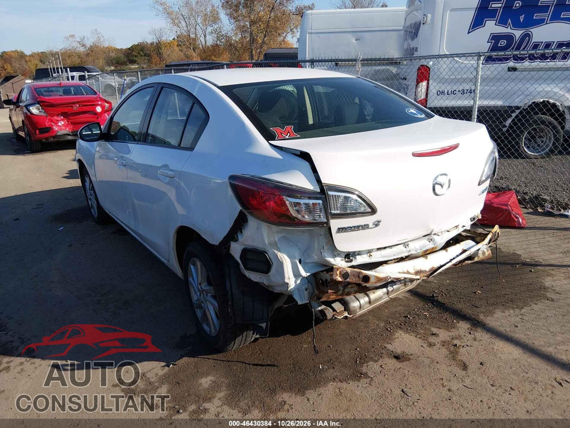 MAZDA MAZDA3 2012 - JM1BL1V76C1697734