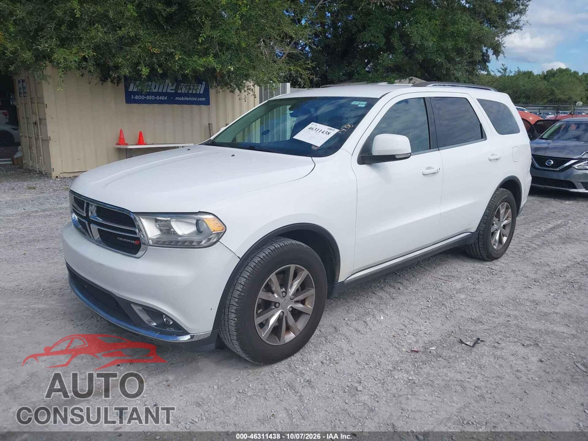 DODGE DURANGO 2014 - 1C4RDHDG8EC599687