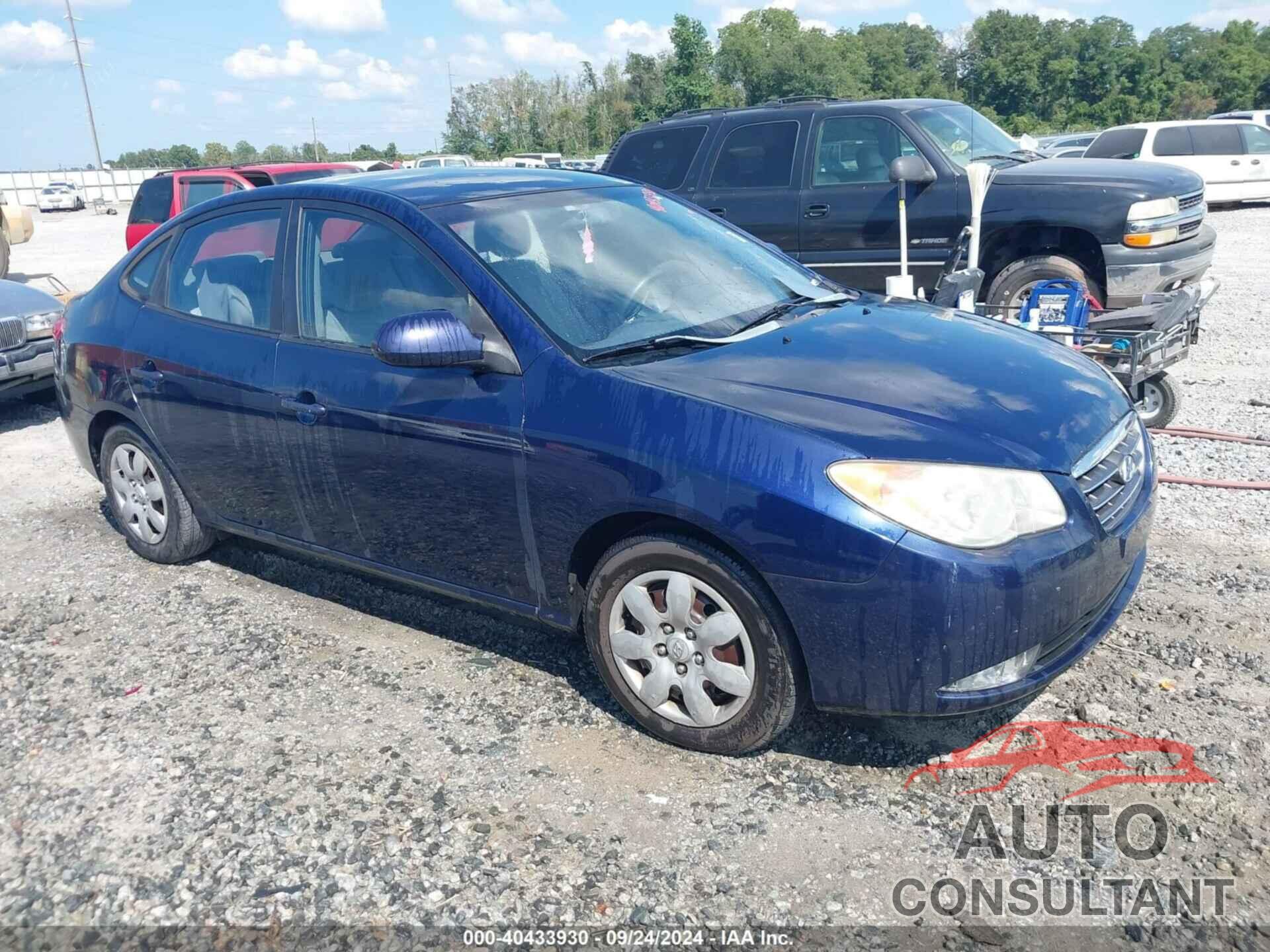 HYUNDAI ELANTRA 2009 - KMHDU46DX9U606642