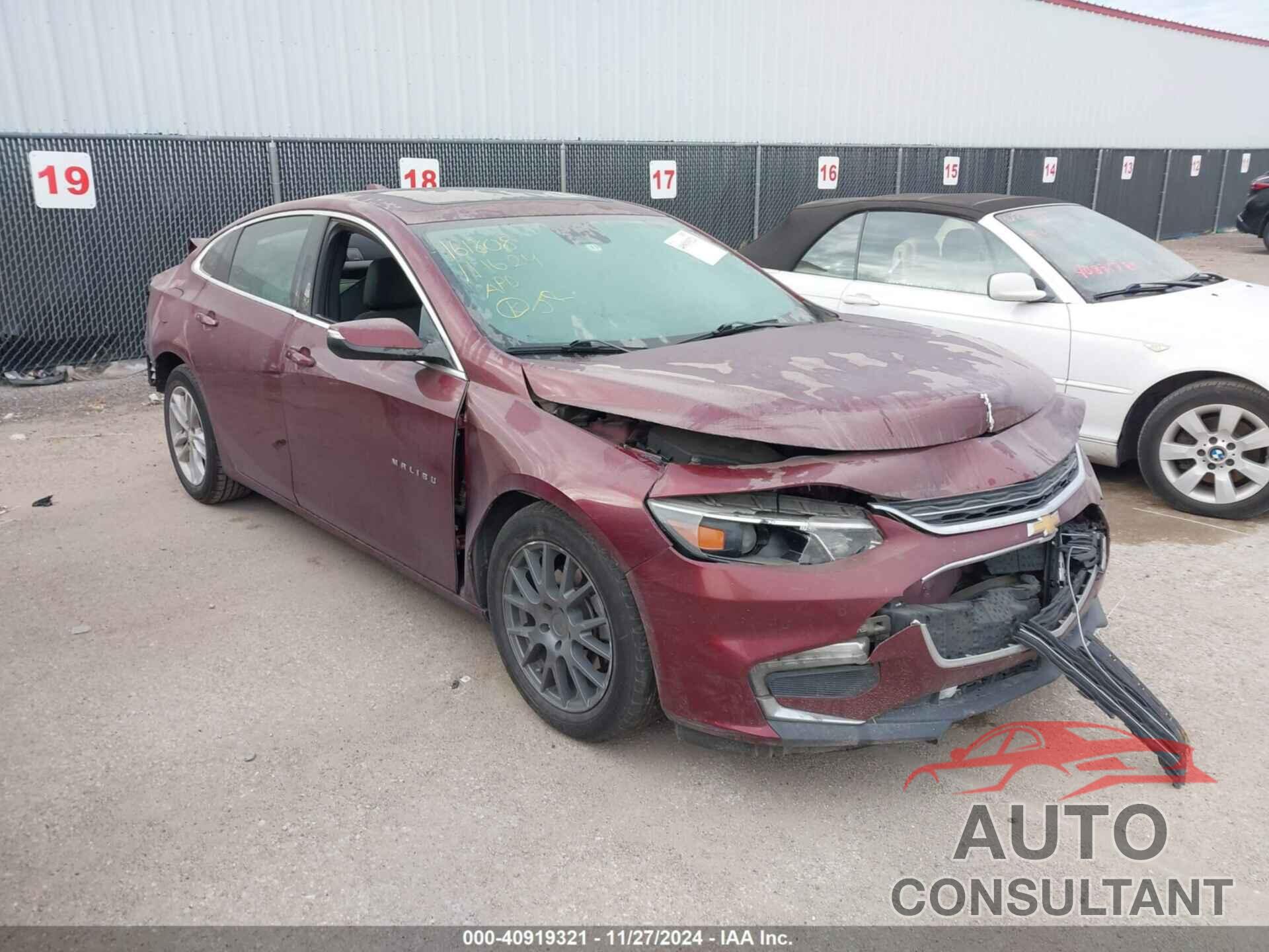 CHEVROLET MALIBU HYBRID 2016 - 1G1ZJ5SU0GF327256