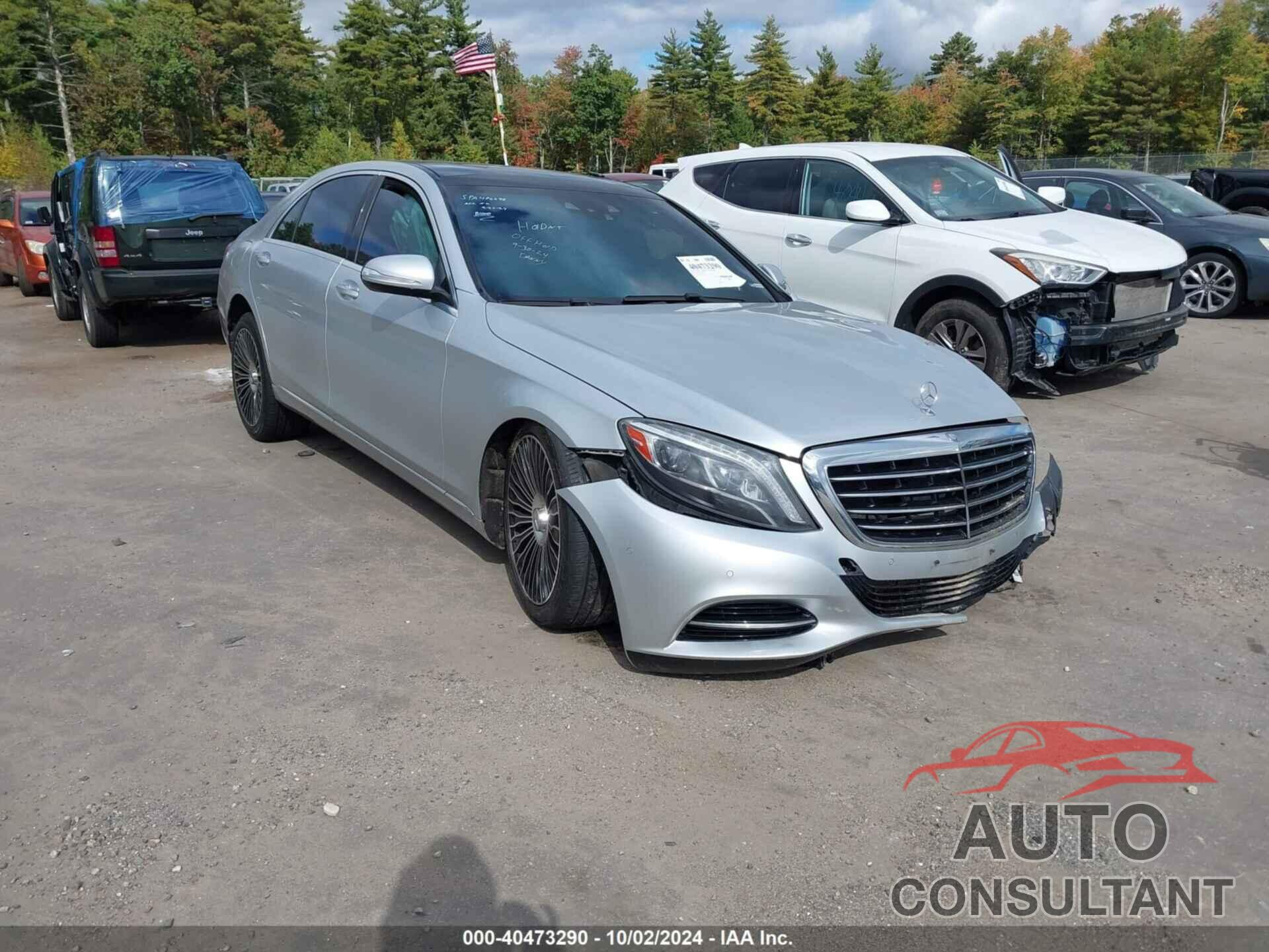 MERCEDES-BENZ S 550 2016 - WDDUG8FB4GA232860