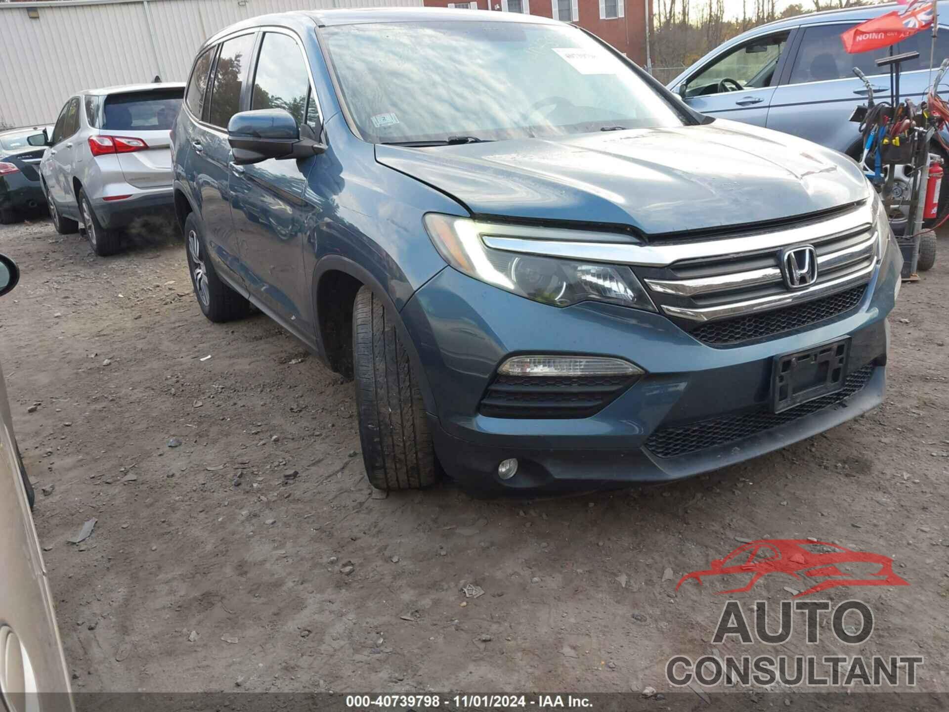 HONDA PILOT 2016 - 5FNYF6H71GB024227