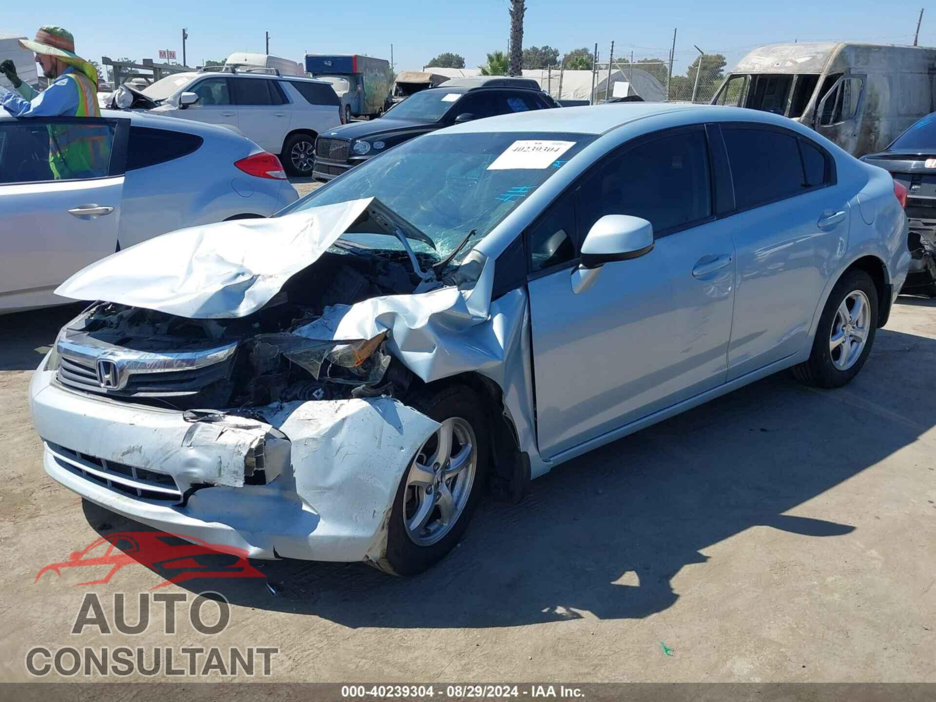 HONDA CIVIC 2012 - 19XFB5F52CE002509