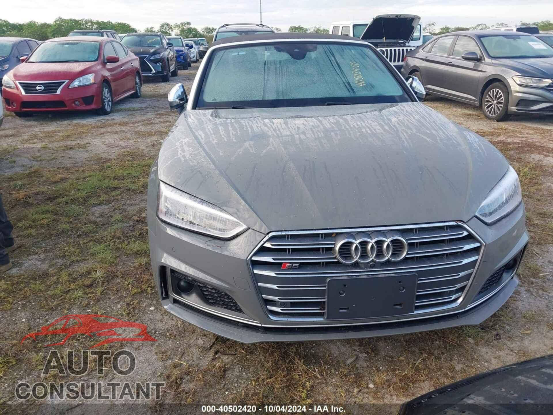 AUDI S5 2019 - WAU24GF58KN010237