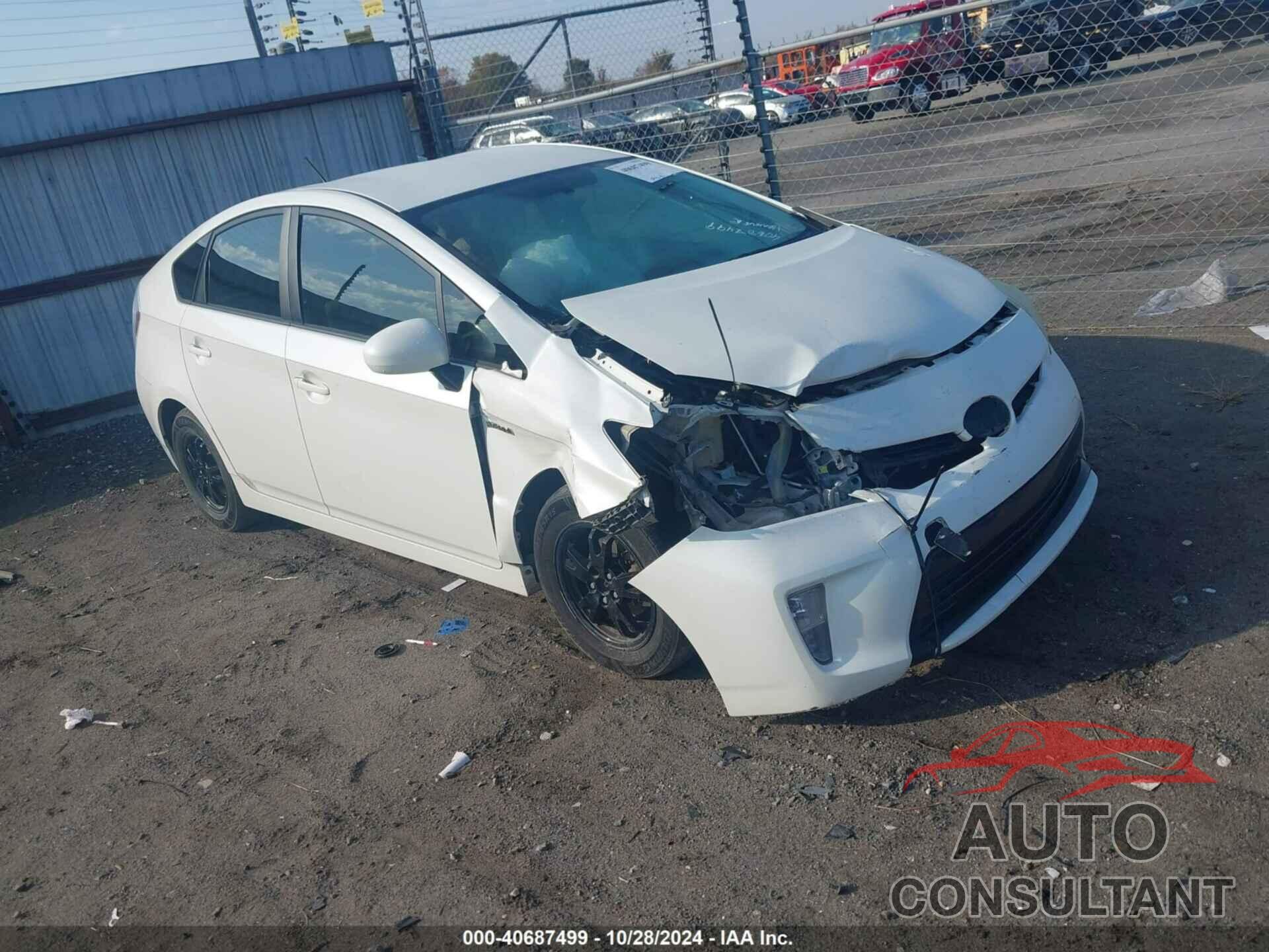 TOYOTA PRIUS 2013 - JTDKN3DU6D0340932
