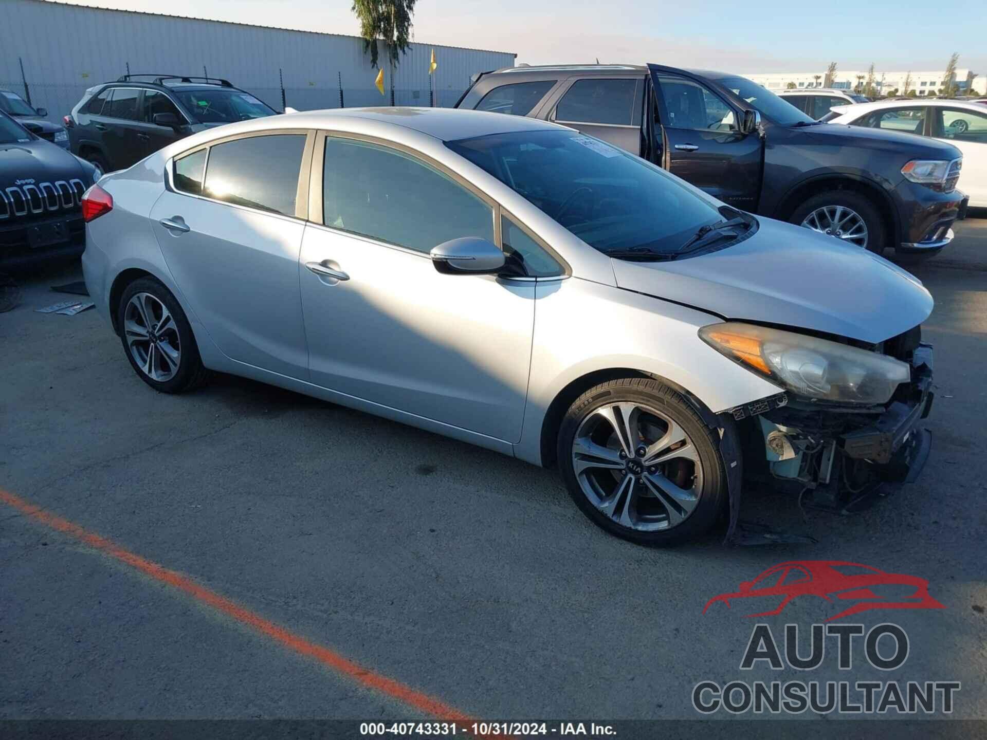 KIA FORTE 2016 - KNAFX4A80G5574495