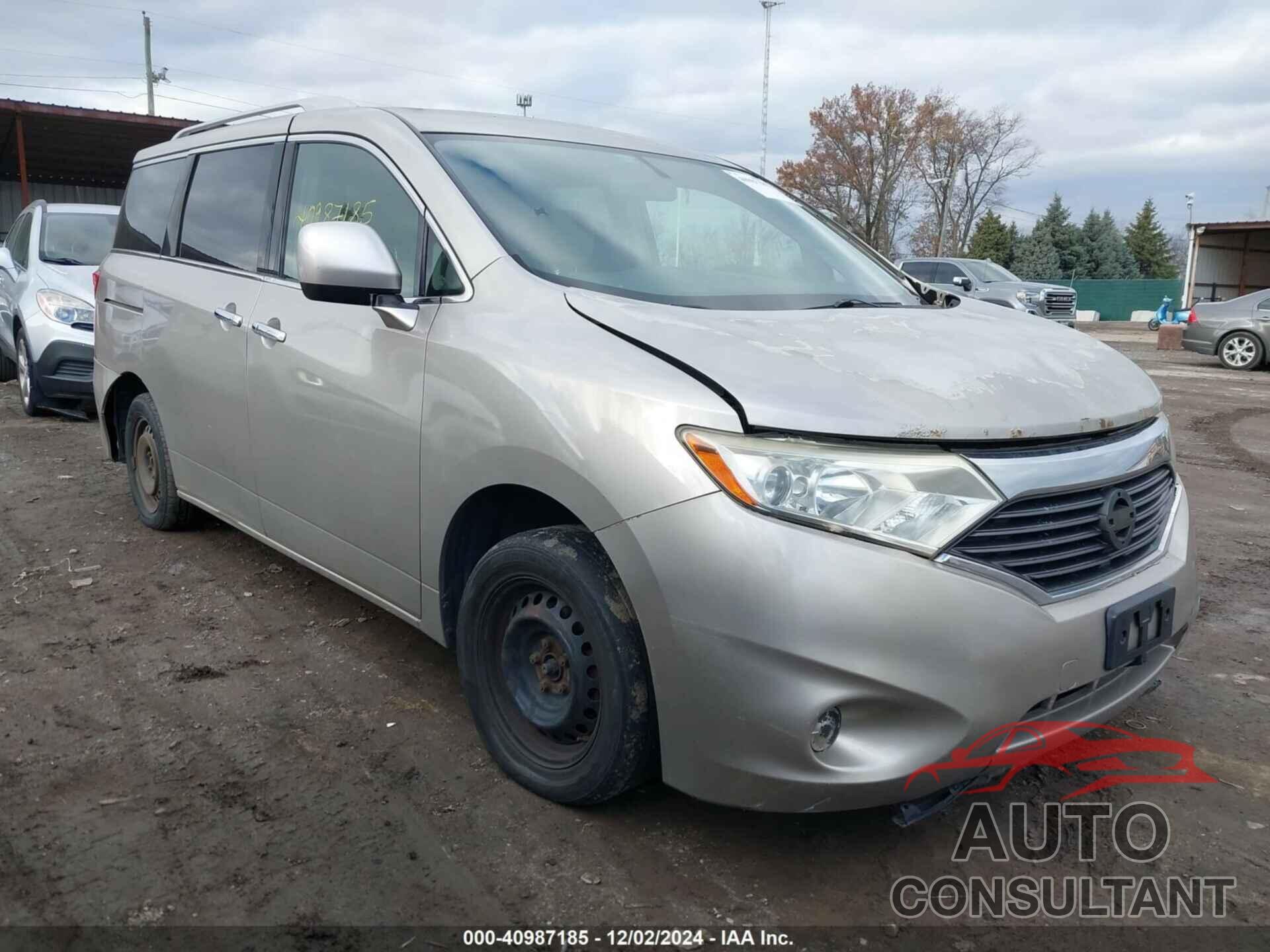 NISSAN QUEST 2012 - JN8AE2KP7C9037353