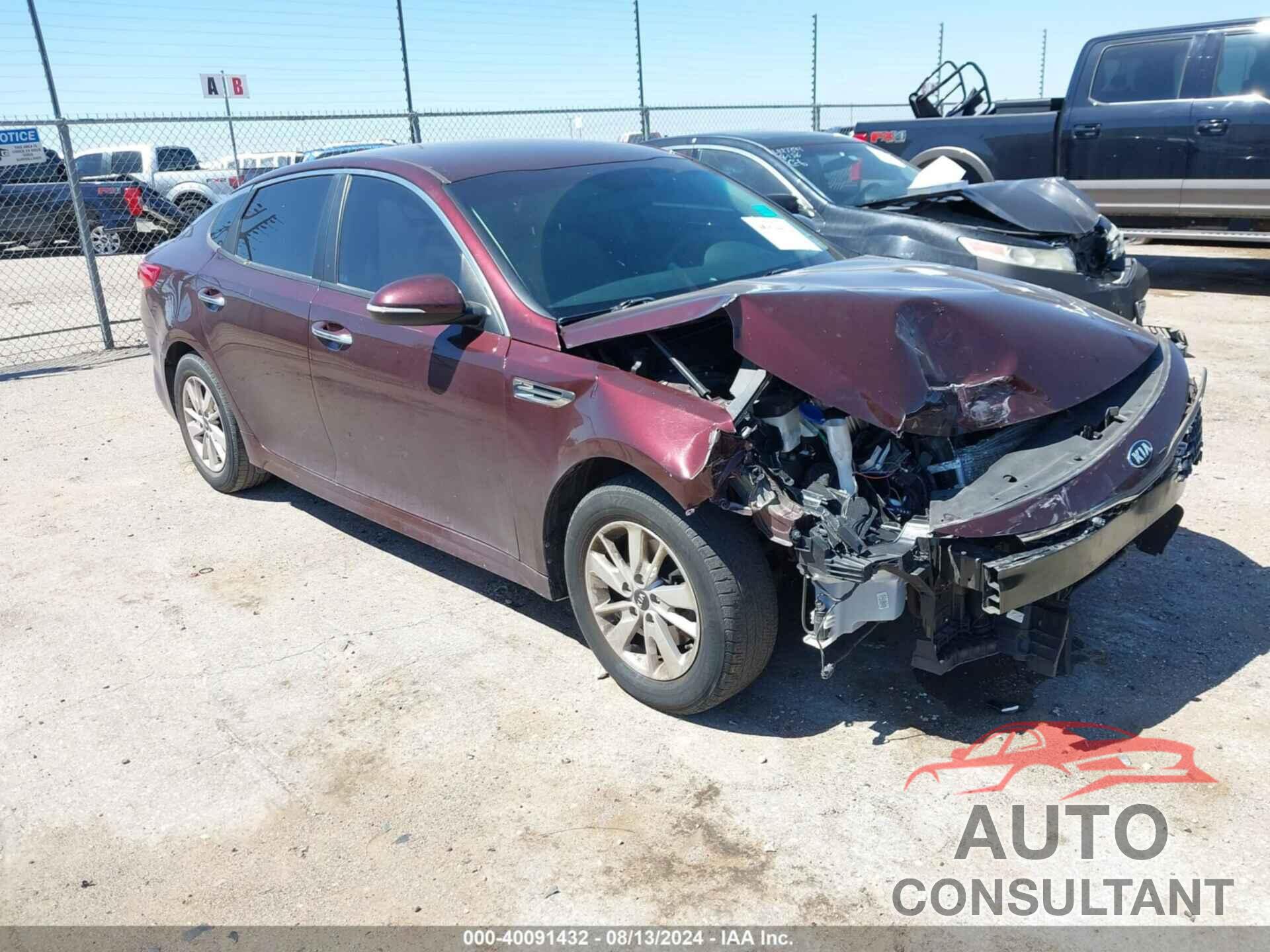 KIA OPTIMA 2018 - 5XXGT4L36JG193144