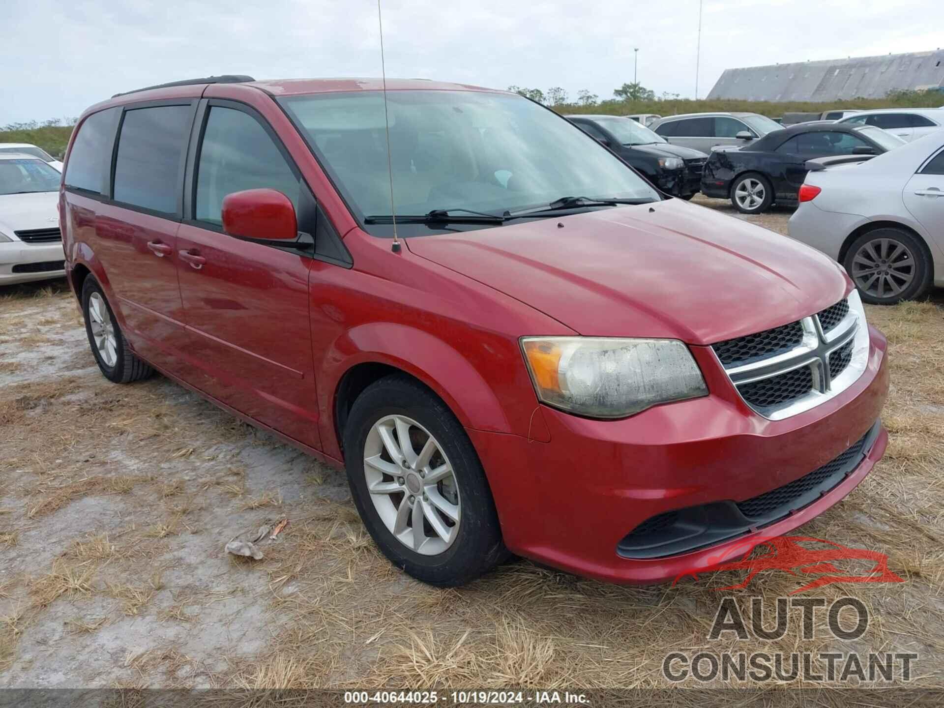 DODGE GRAND CARAVAN 2014 - 2C4RDGCG4ER245278
