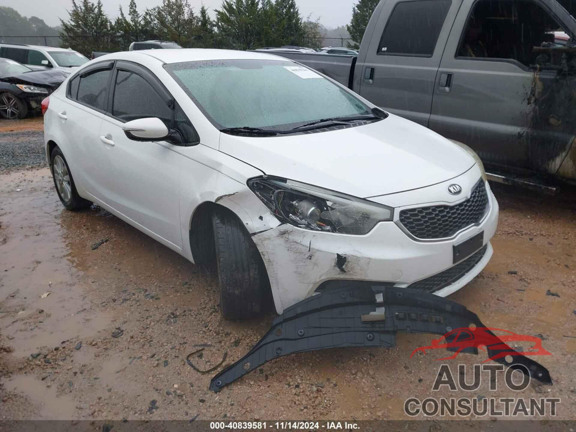 KIA FORTE 2015 - KNAFX4A63F5346245