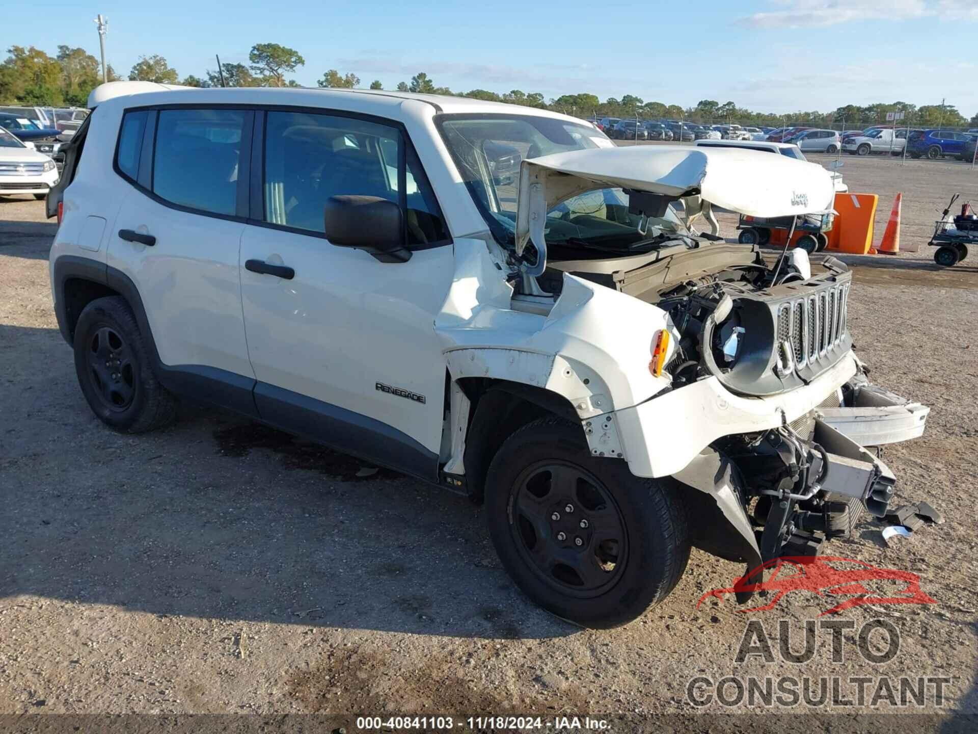 JEEP RENEGADE 2016 - ZACCJAAW3GPD05984