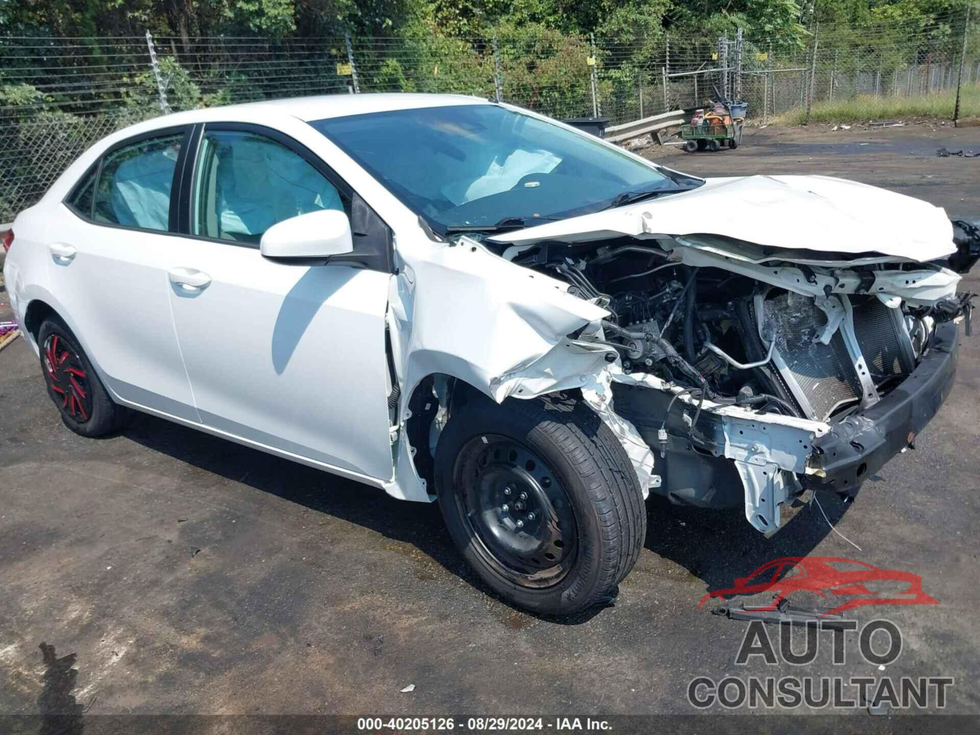 TOYOTA COROLLA 2017 - 2T1BURHE1HC758397