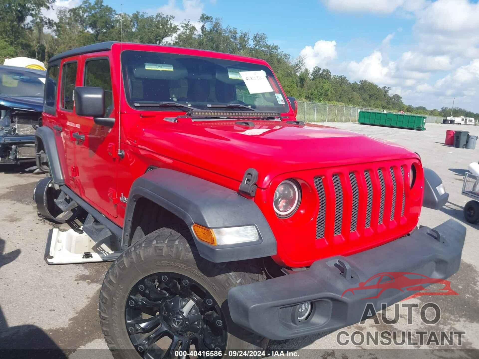 JEEP WRANGLER UNLIMITED 2018 - 1C4HJXDG7JW141260