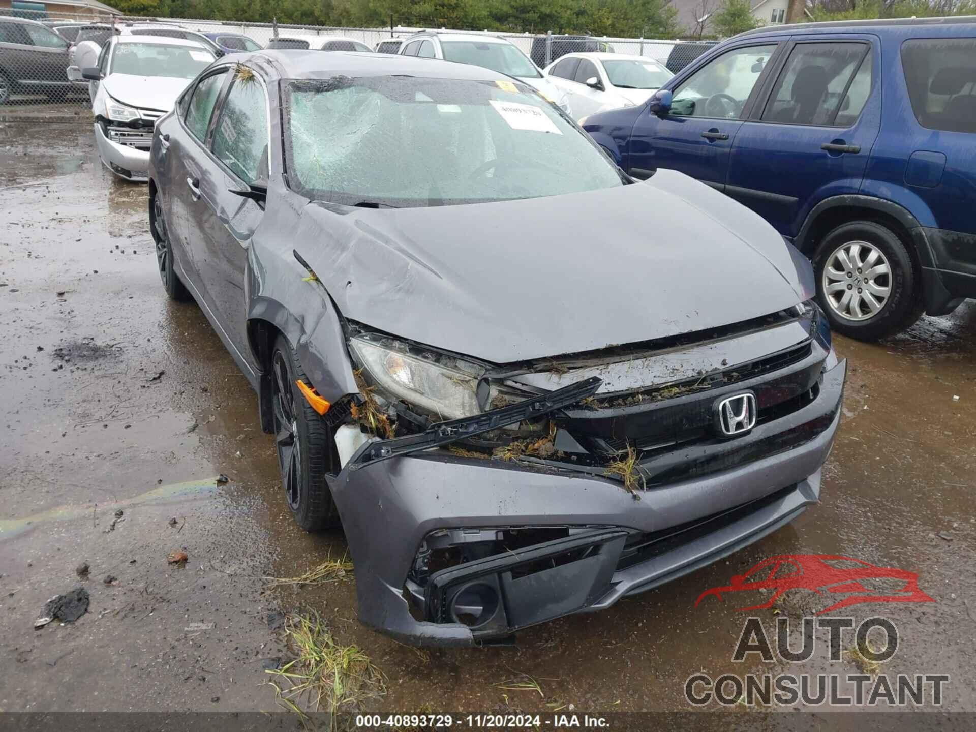 HONDA CIVIC 2019 - 2HGFC2F82KH513972