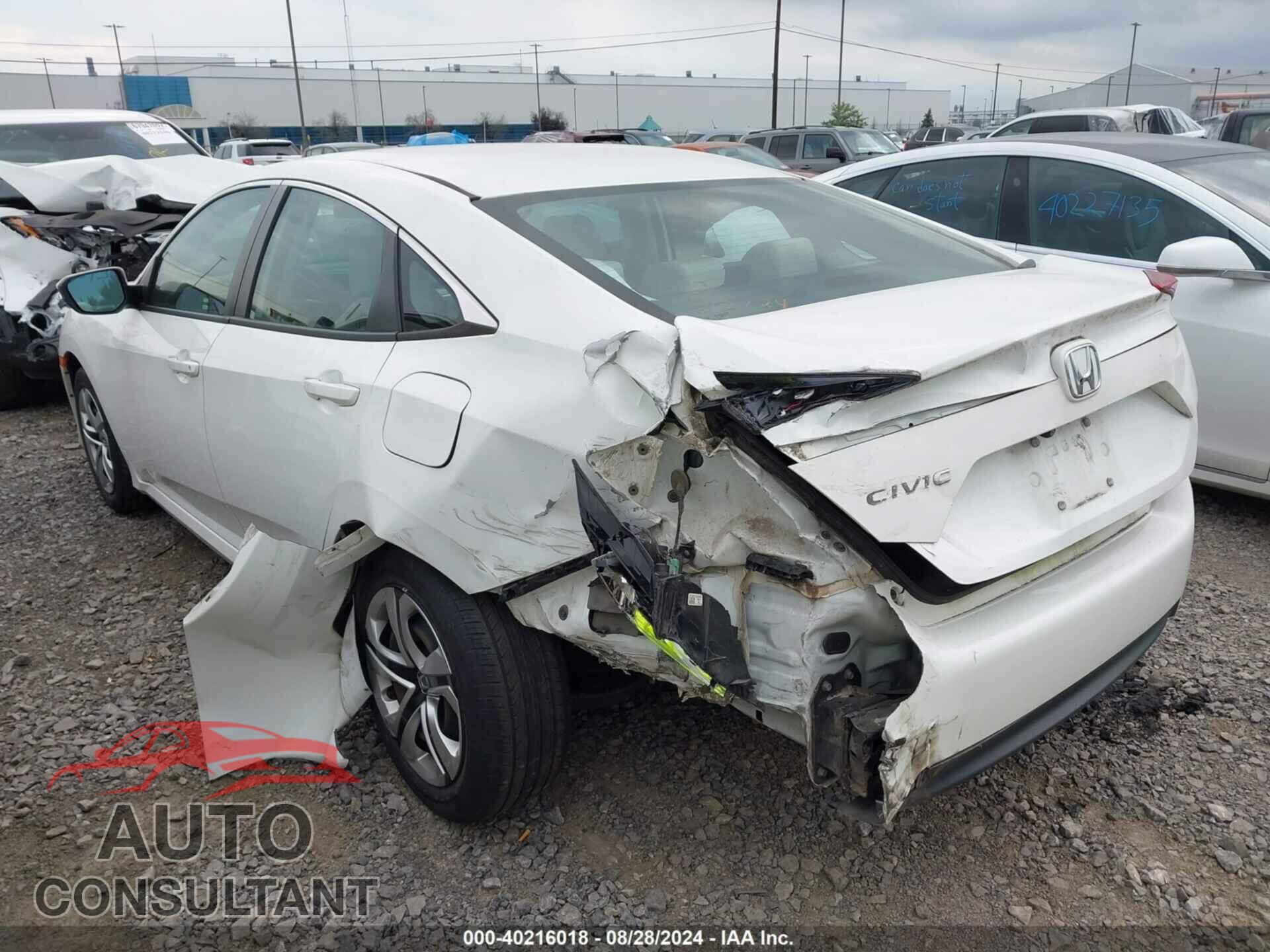 HONDA CIVIC 2017 - 19XFC2F50HE048312