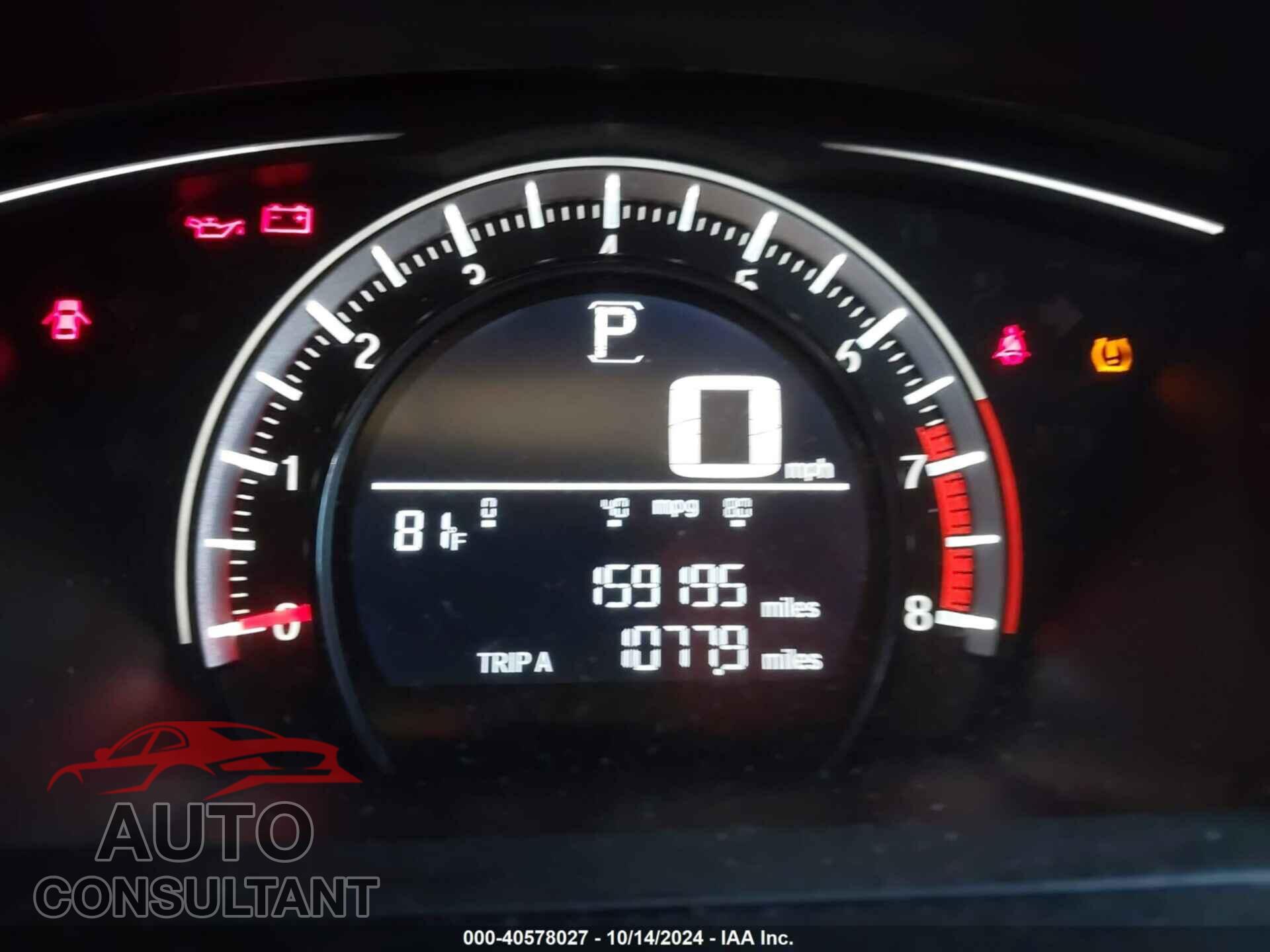 HONDA CIVIC 2016 - 2HGFC2F55GH541195