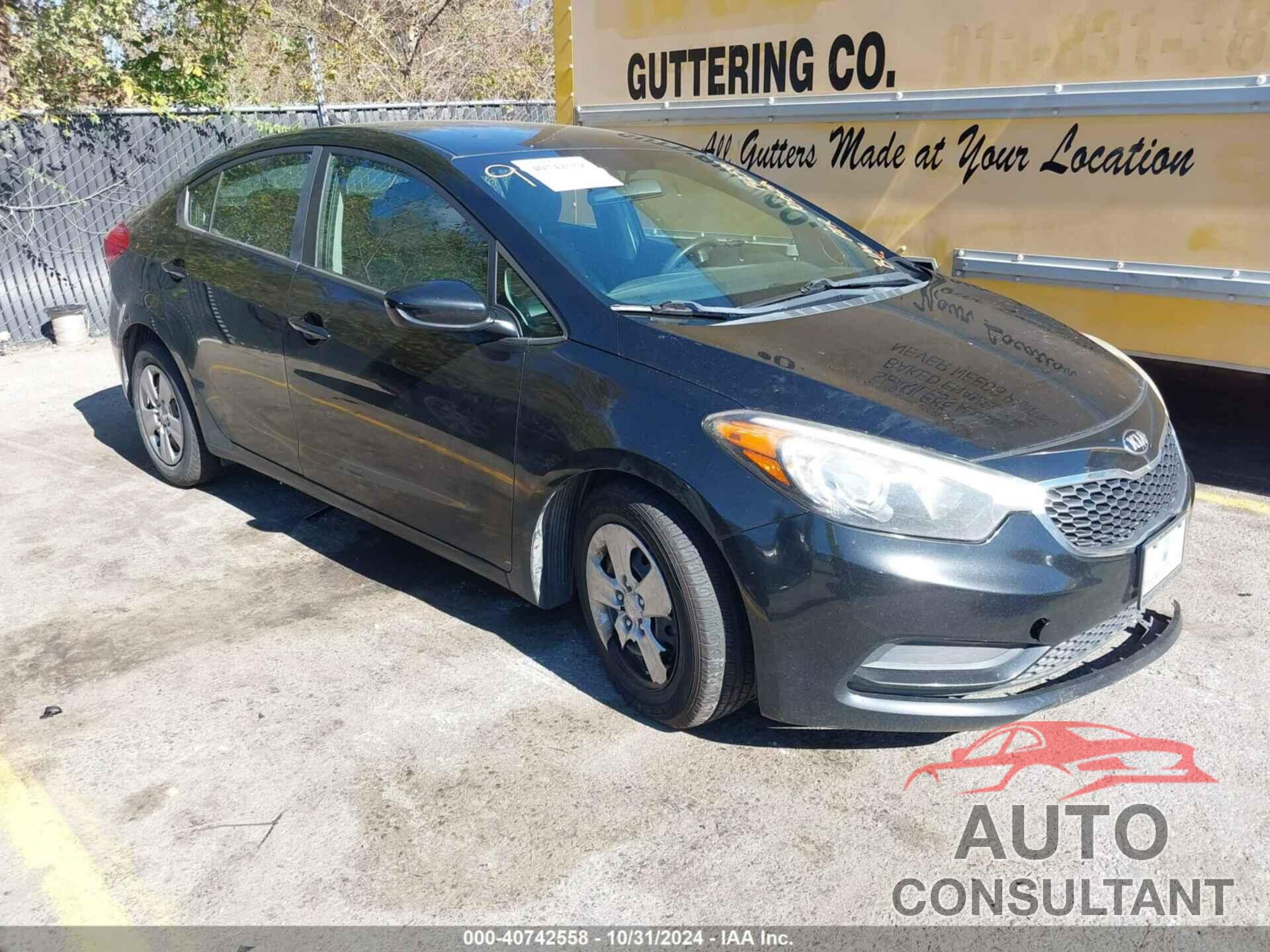 KIA FORTE 2016 - KNAFK4A6XG5535510