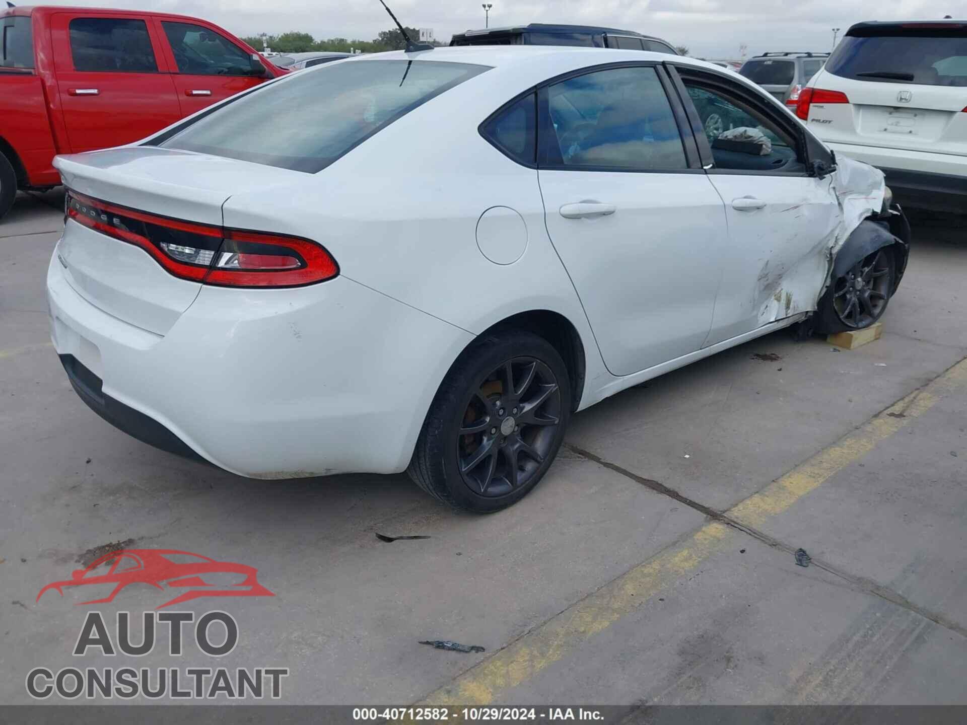 DODGE DART 2015 - 1C3CDFAA0FD378322