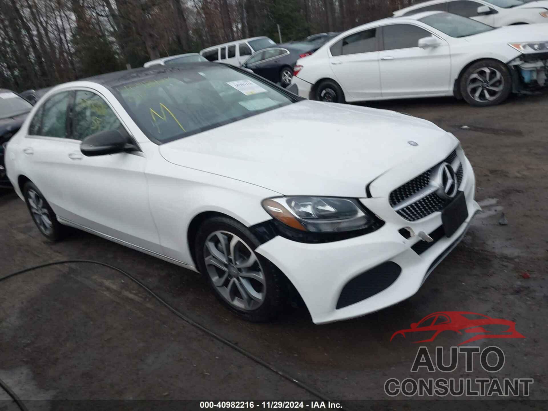 MERCEDES-BENZ C 300 2016 - WDDWF4KB1GR145641