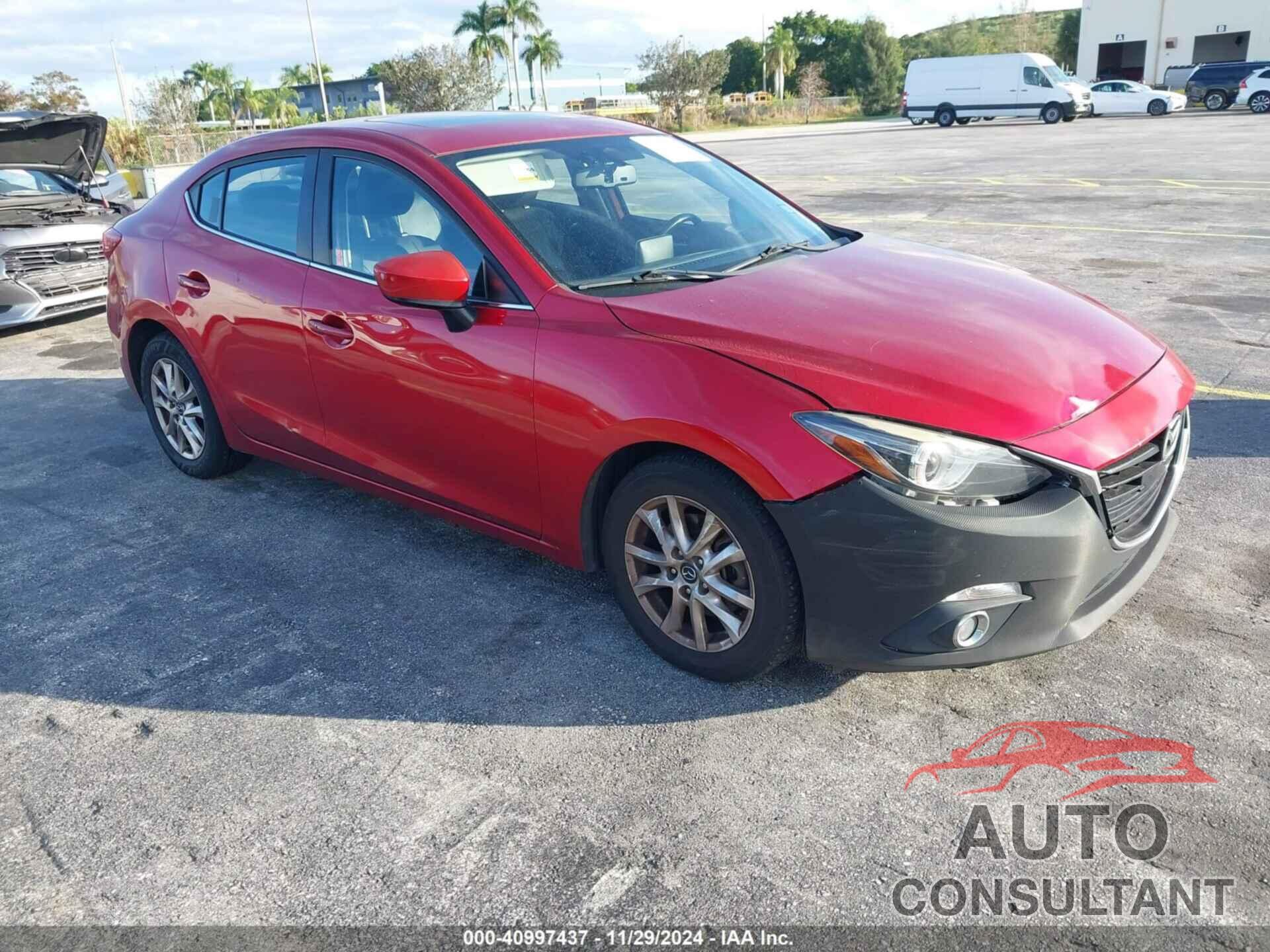 MAZDA MAZDA3 2014 - JM1BM1W39E1136035