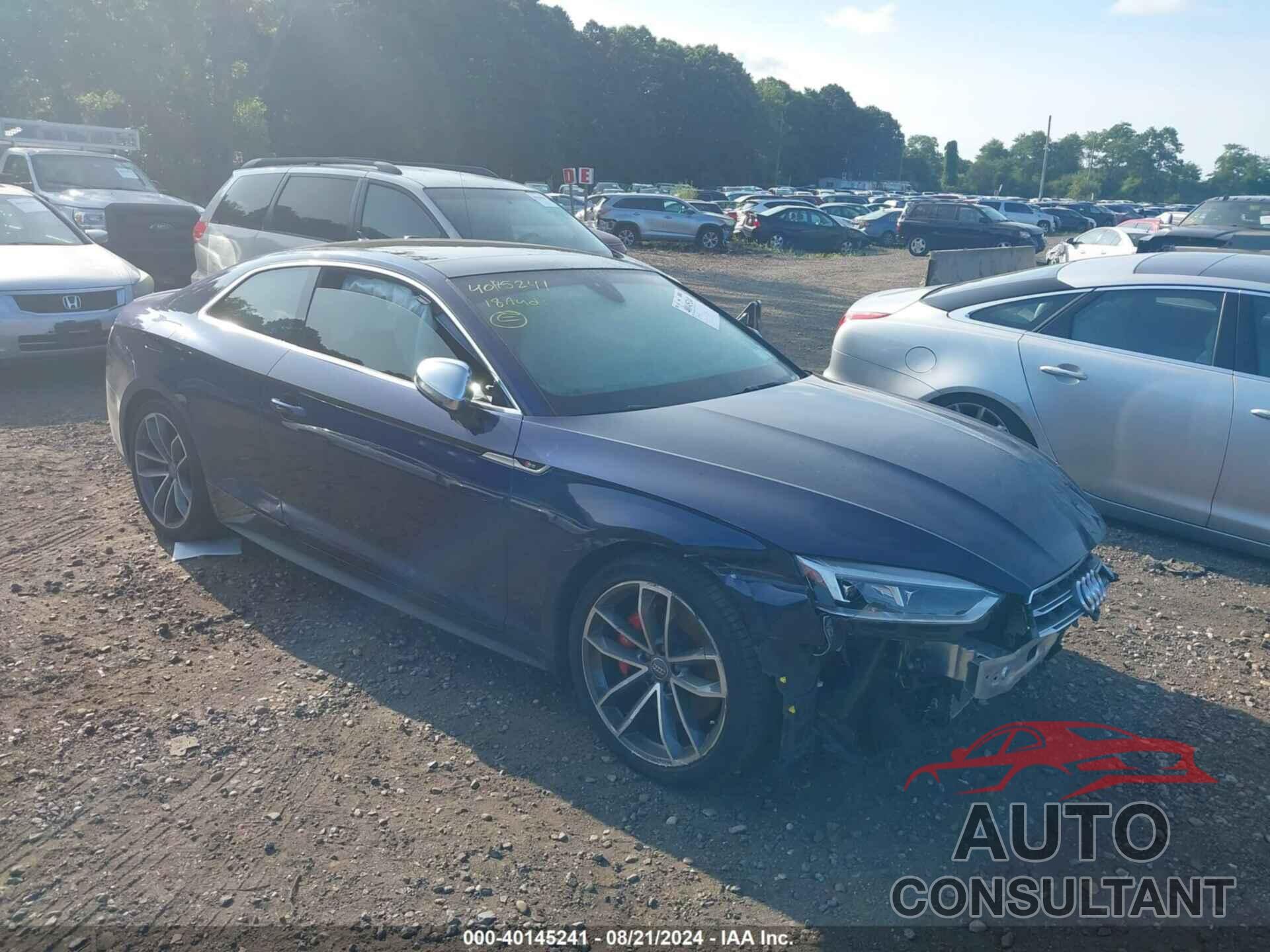 AUDI S5 2018 - WAUP4AF56JA032245