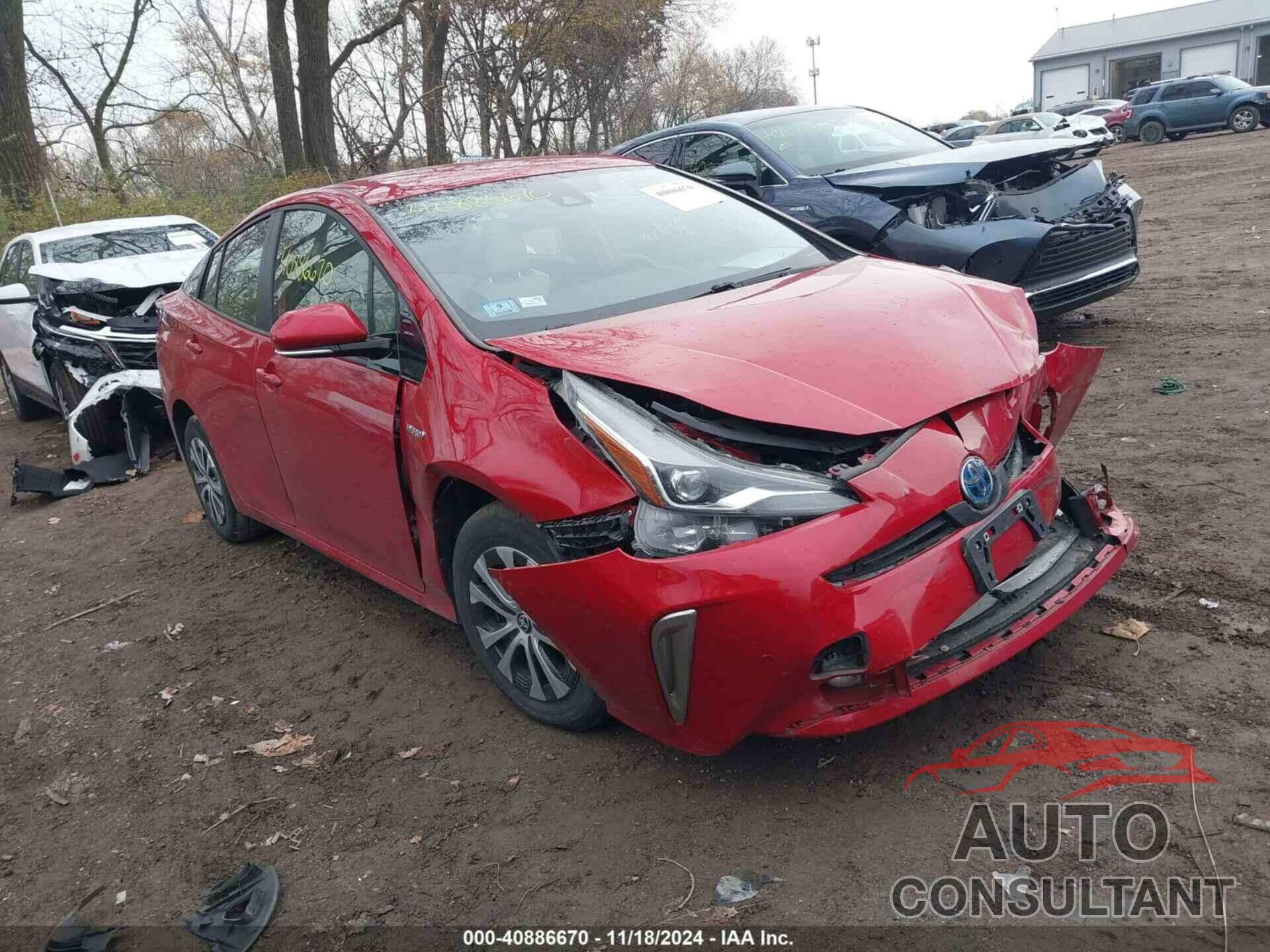 TOYOTA PRIUS 2020 - JTDL9RFU5L3018577