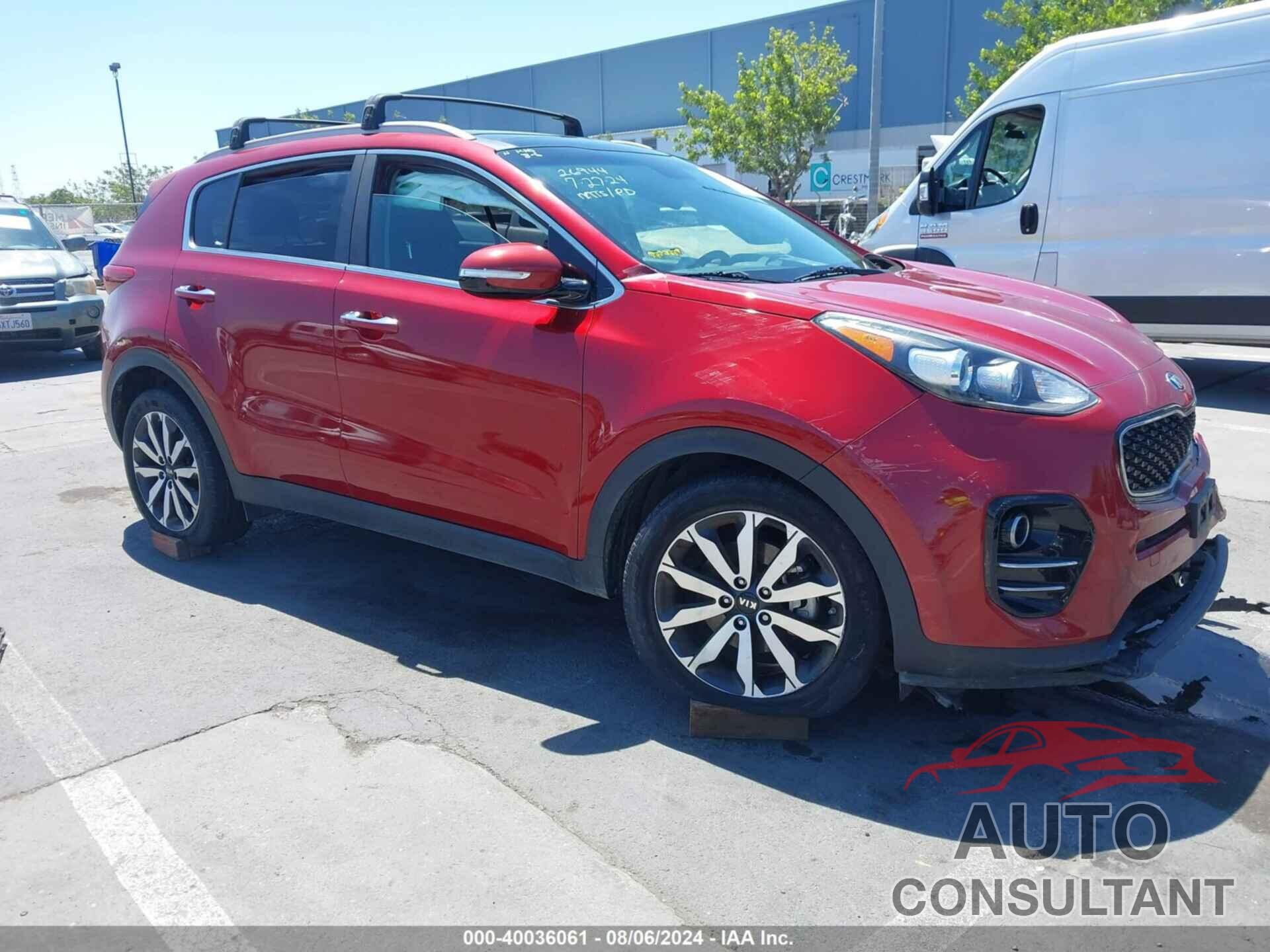 KIA SPORTAGE 2017 - KNDPN3AC9H7053504