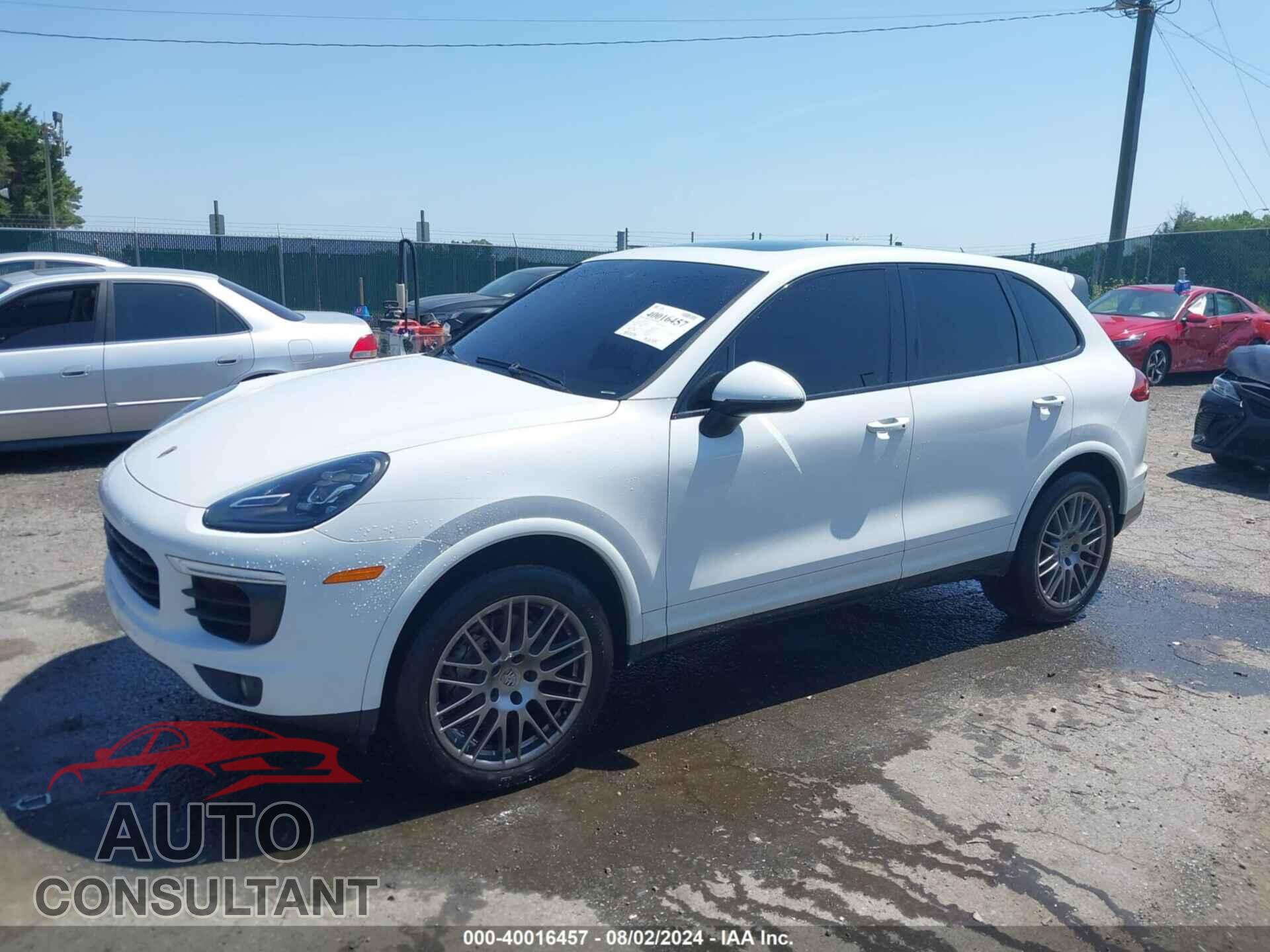 PORSCHE CAYENNE 2016 - WP1AB2A29GLA95546