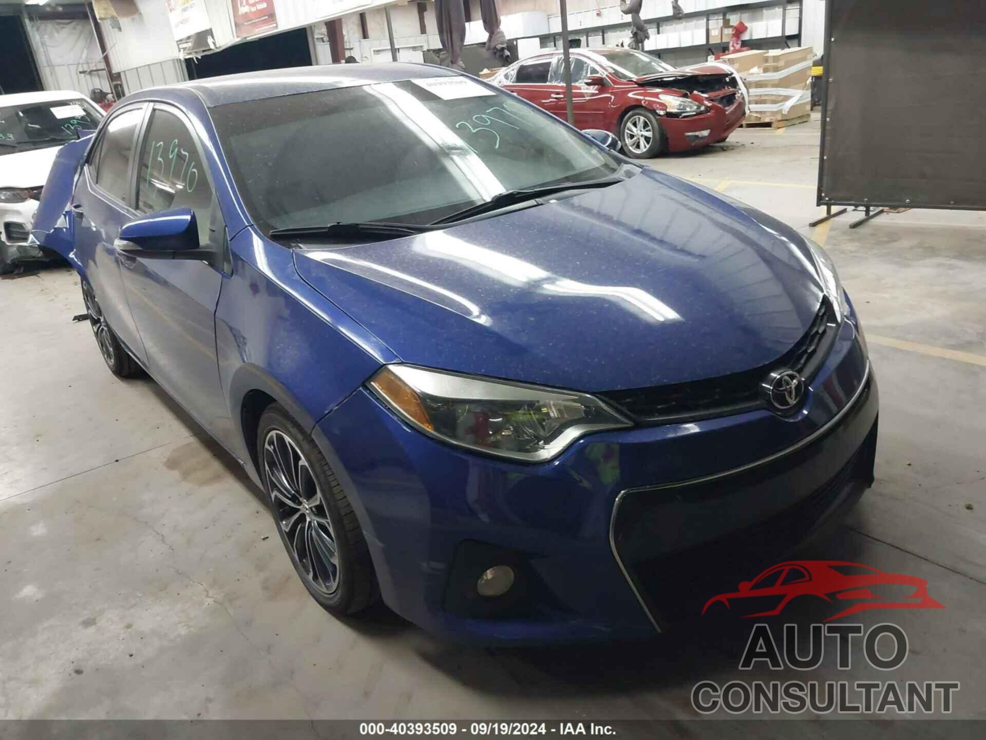 TOYOTA COROLLA 2016 - 2T1BURHE5GC693908