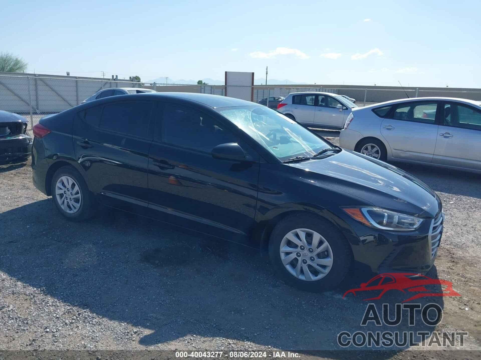 HYUNDAI ELANTRA 2018 - 5NPD74LF4JH376323