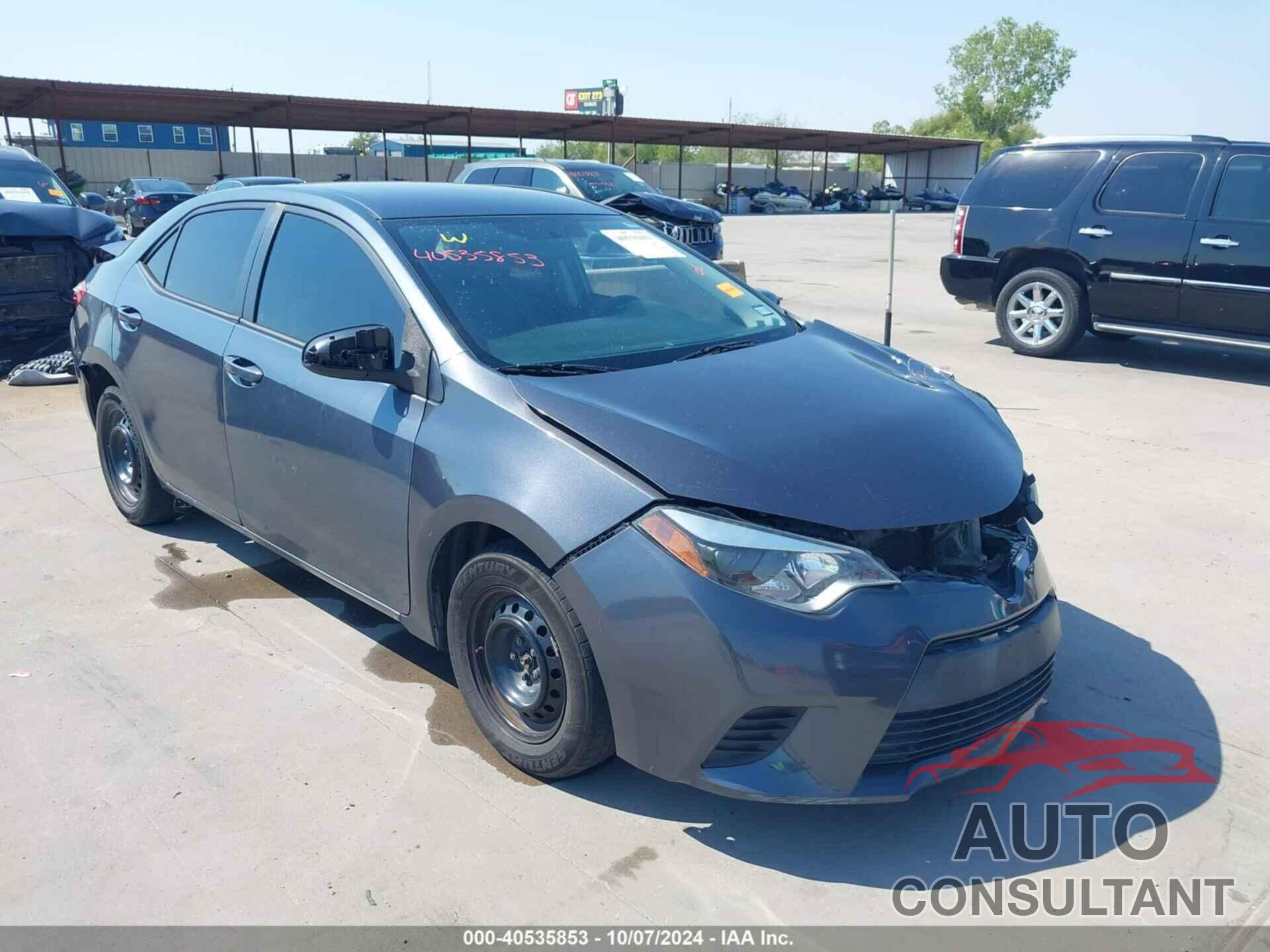 TOYOTA COROLLA 2016 - 5YFBURHE6GP502836