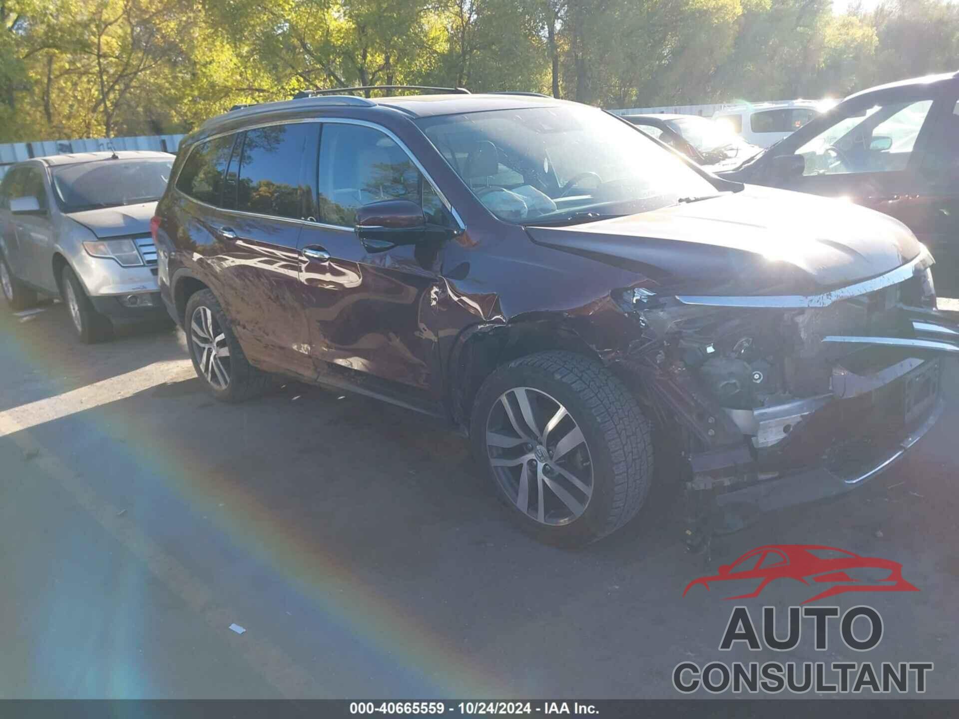 HONDA PILOT 2017 - 5FNYF6H92HB078820