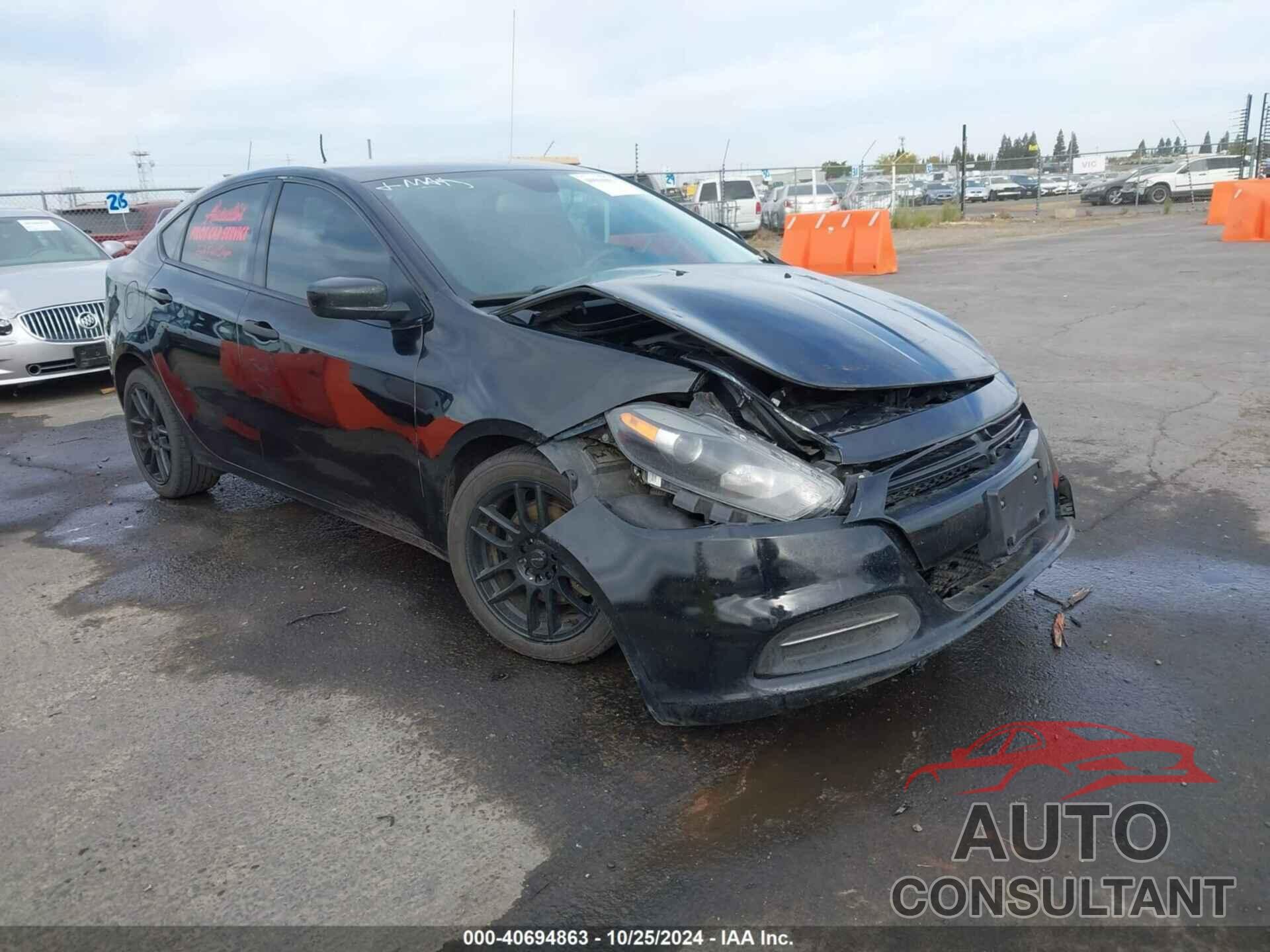 DODGE DART 2016 - 1C3CDFAA7GD738705