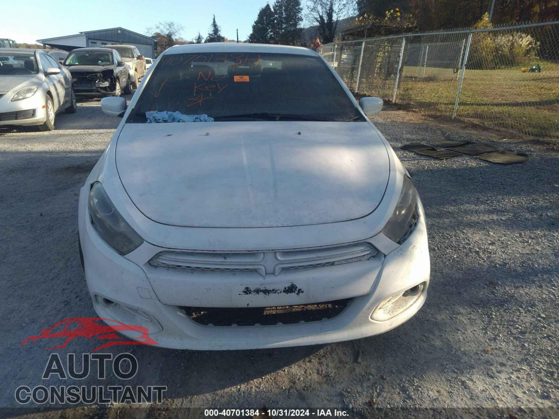 DODGE DART 2015 - 1C3CDFBB0FD118929