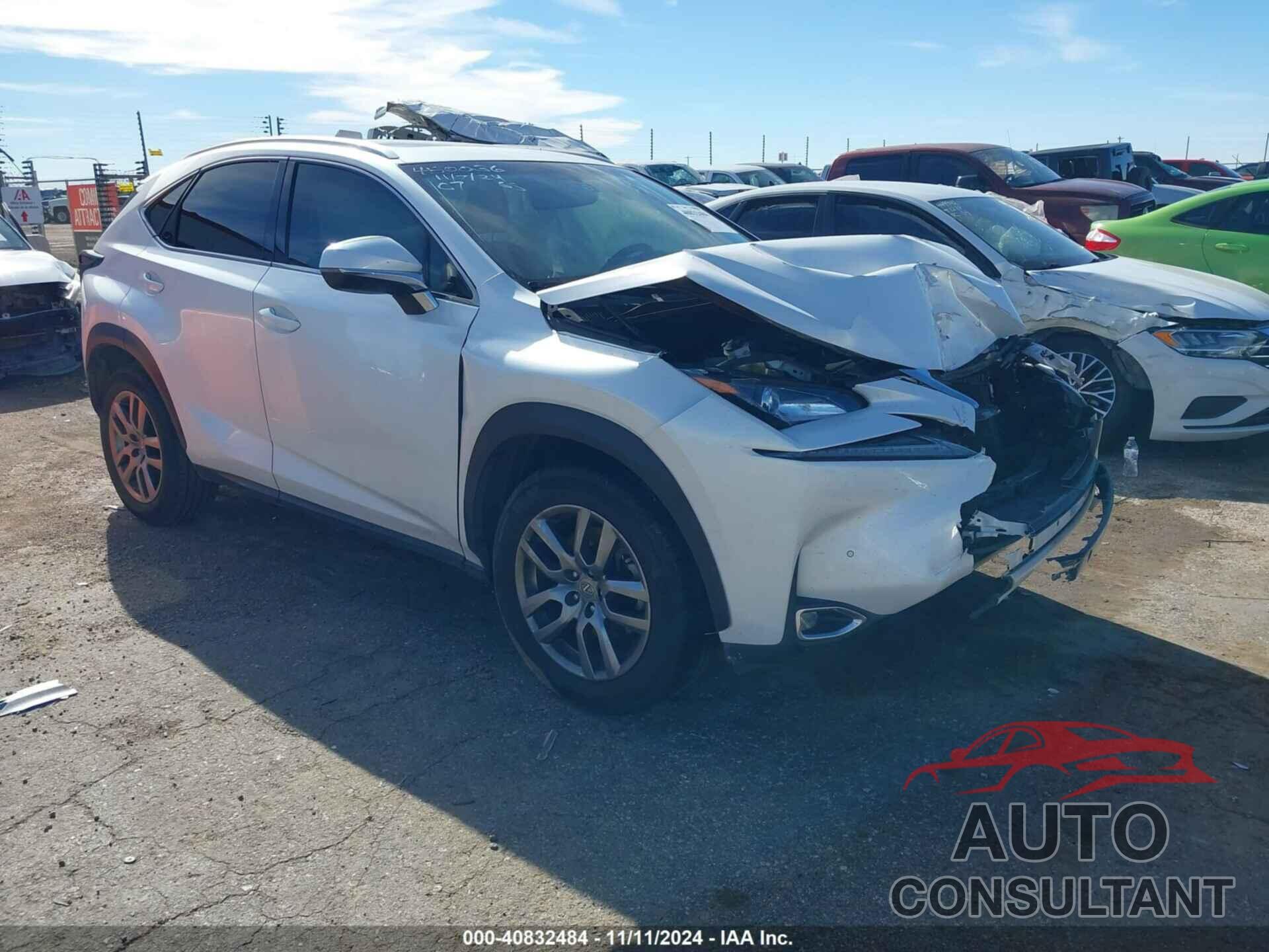 LEXUS NX 200T 2016 - JTJYARBZ0G2025251