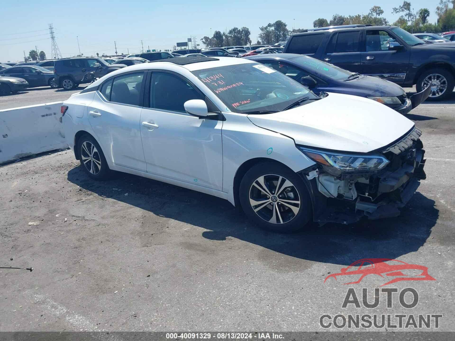 NISSAN SENTRA 2022 - 3N1AB8CV1NY274554