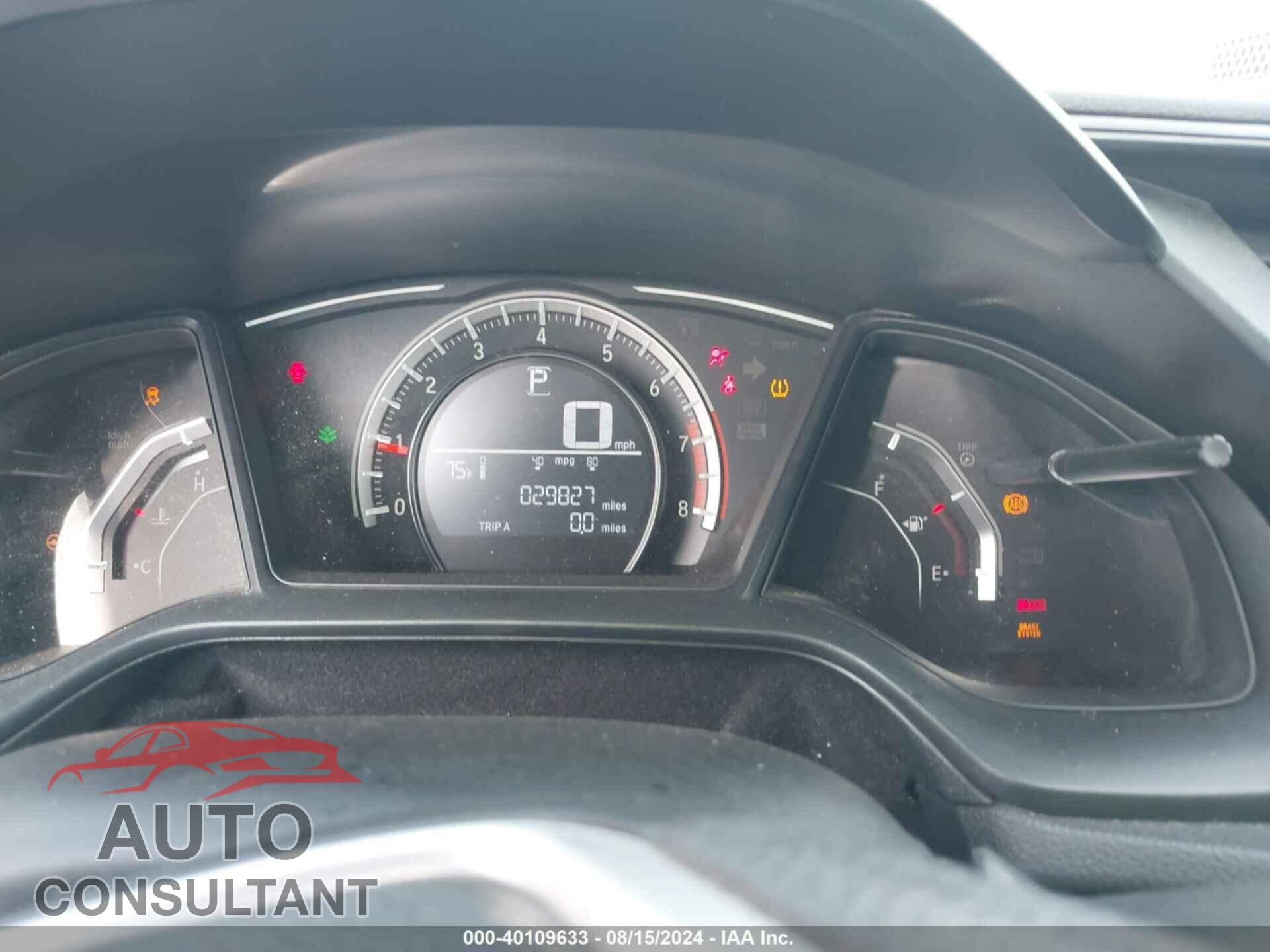 HONDA CIVIC 2017 - 19XFC2F53HE068280
