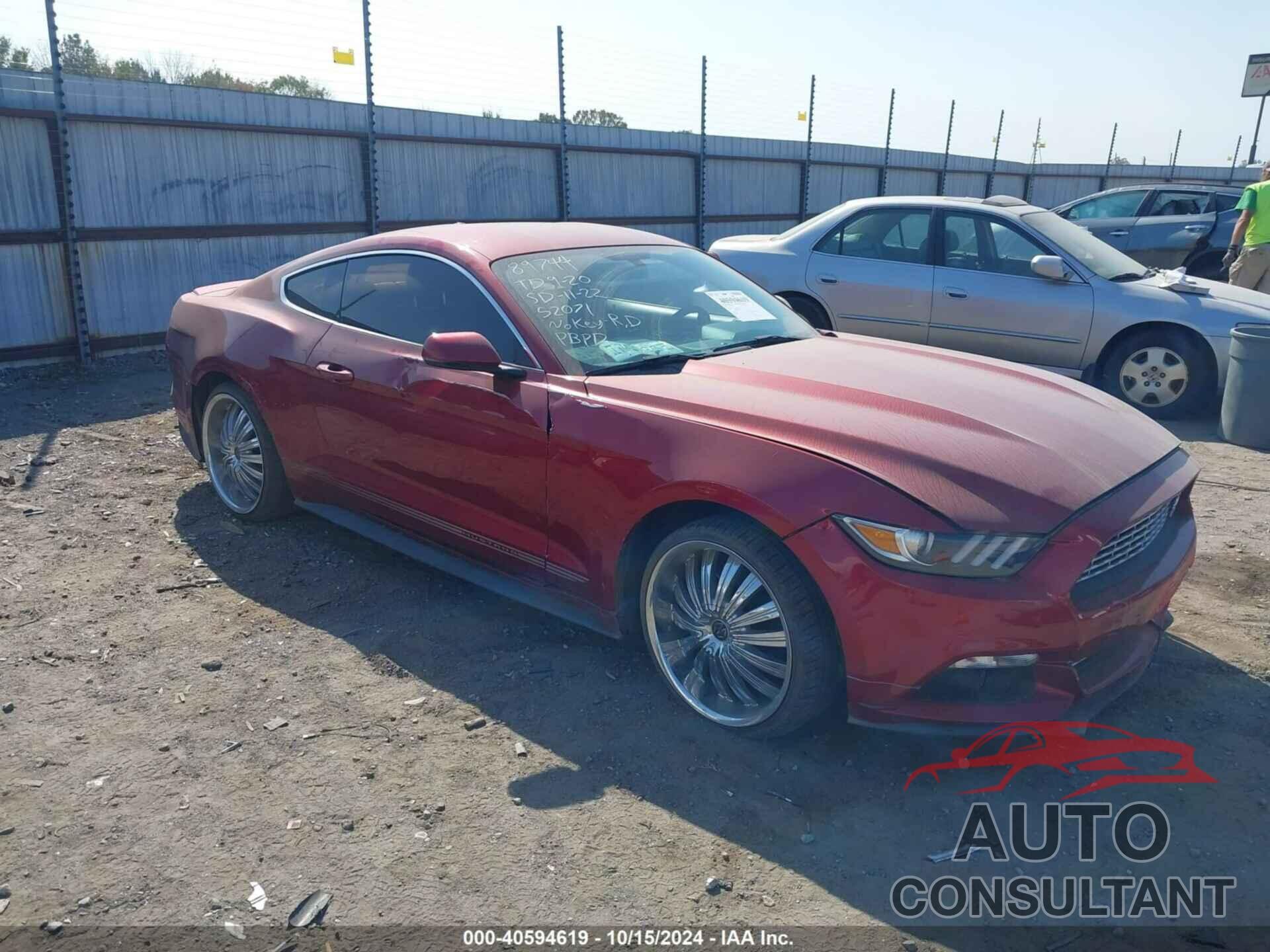 FORD MUSTANG 2017 - 1FA6P8TH3H5265120