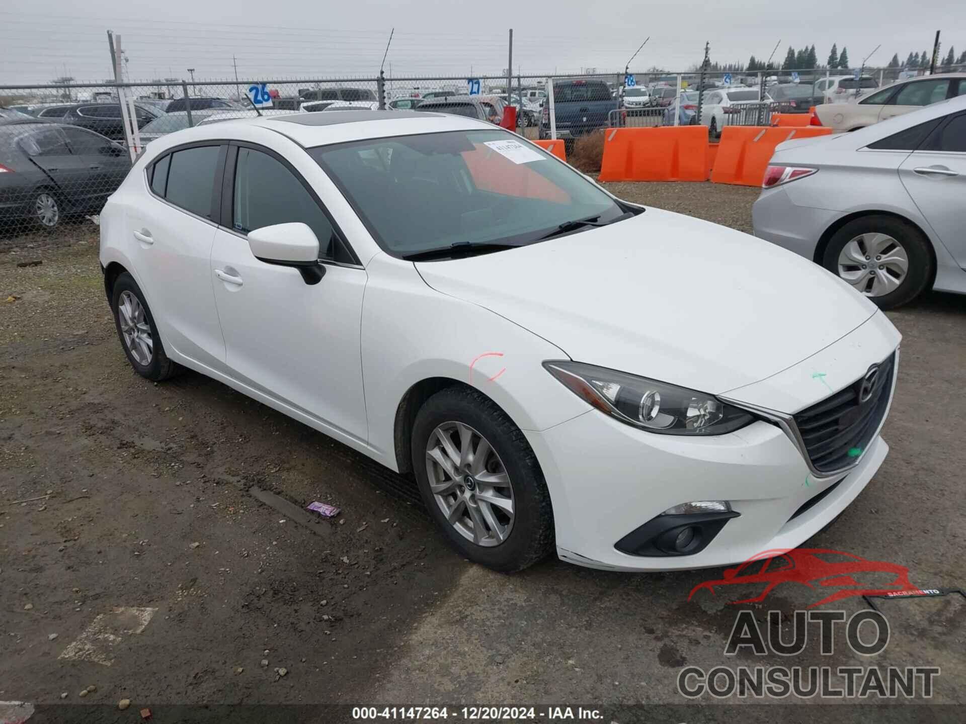 MAZDA MAZDA3 2016 - JM1BM1L79G1324337