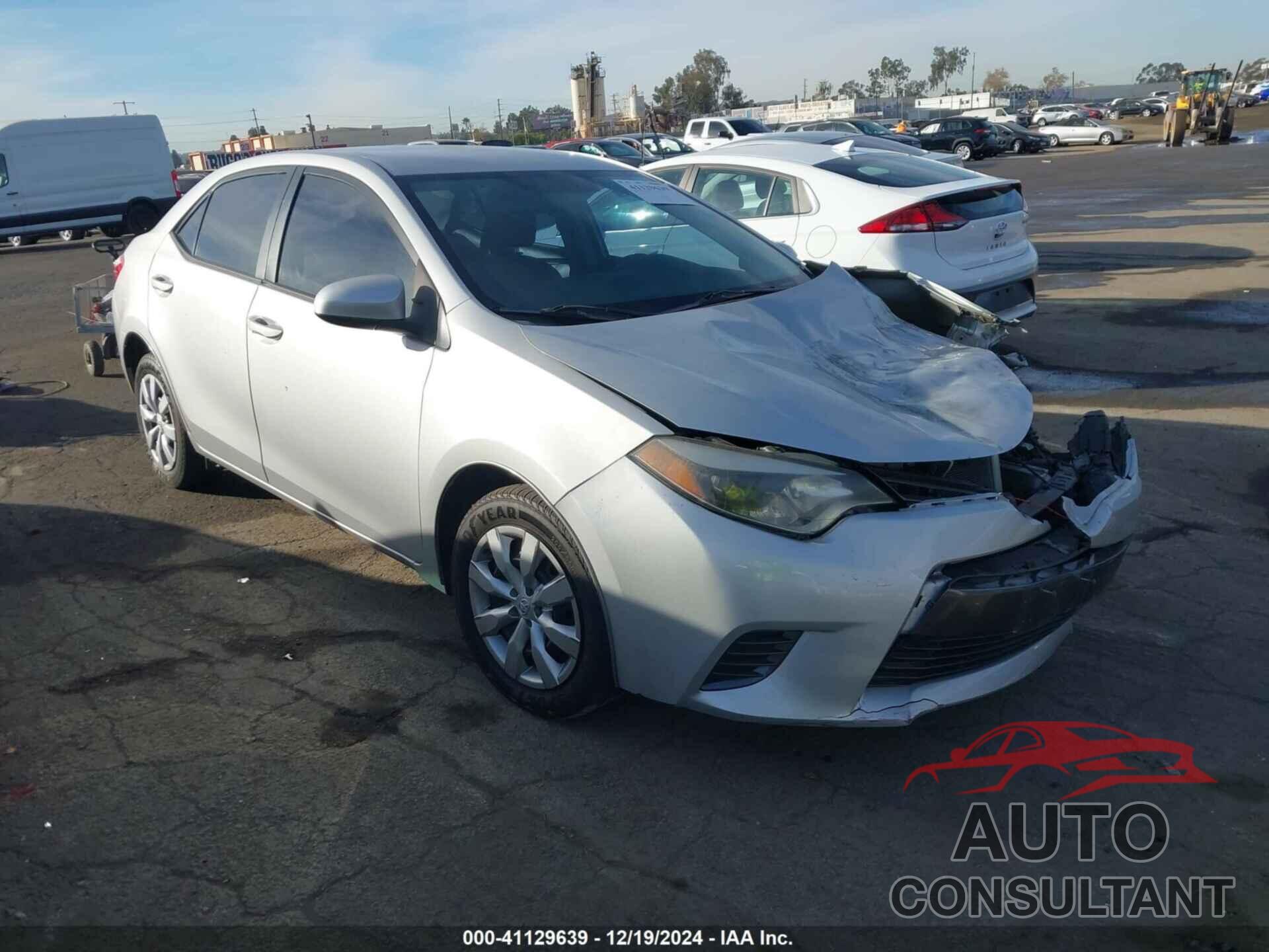 TOYOTA COROLLA 2016 - 5YFBURHE0GP504579