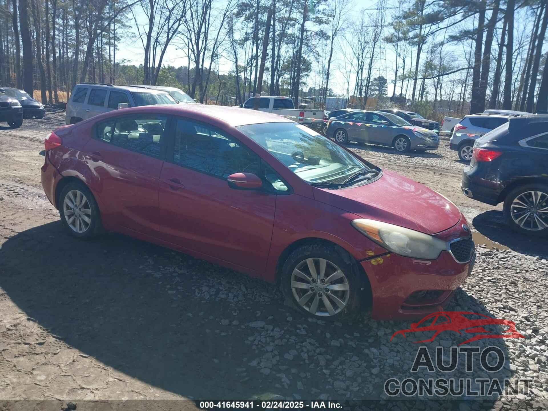 KIA FORTE 2014 - KNAFX4A65E5206888