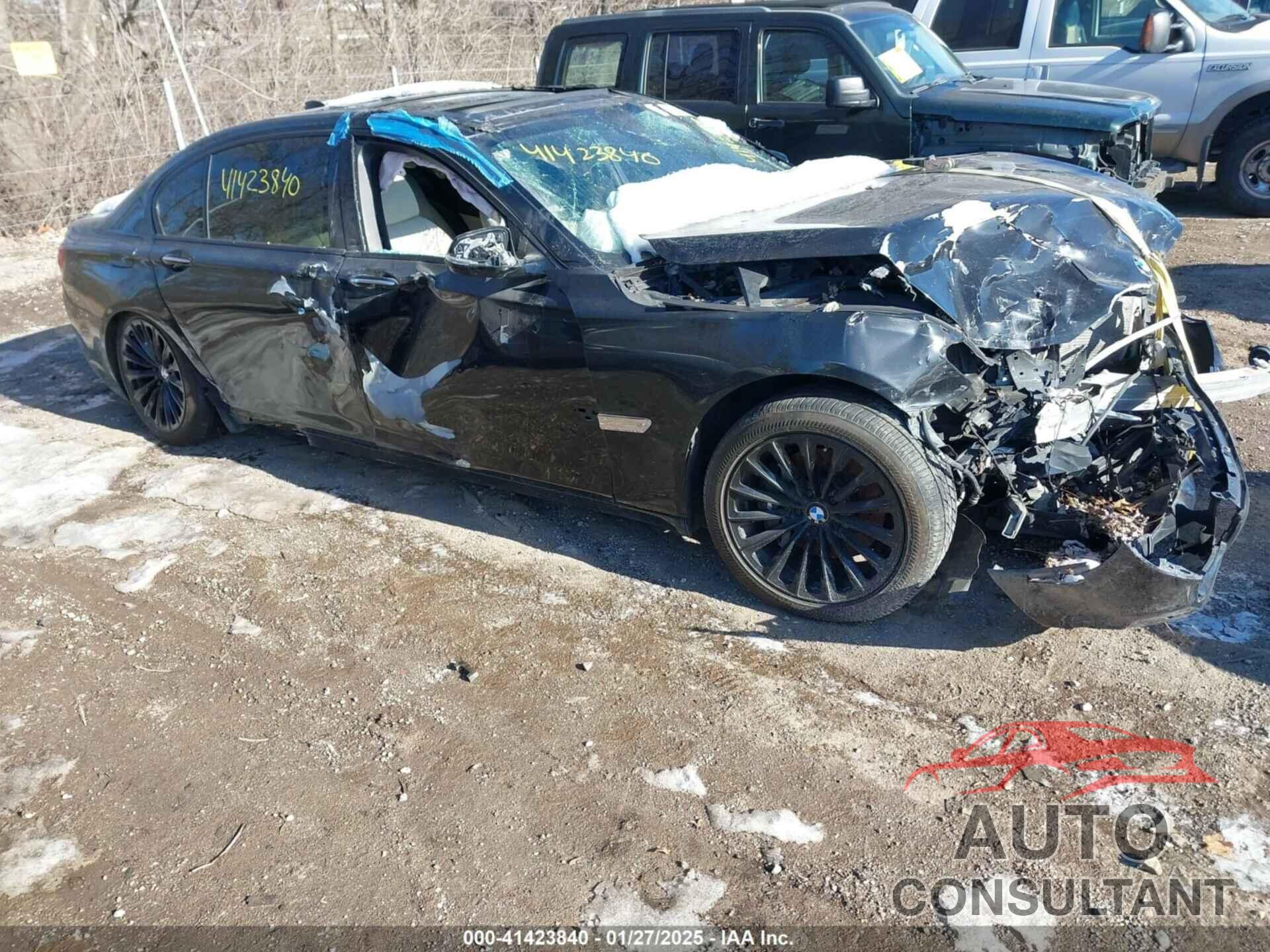 BMW 740LI 2013 - WBAYF4C51DD127691