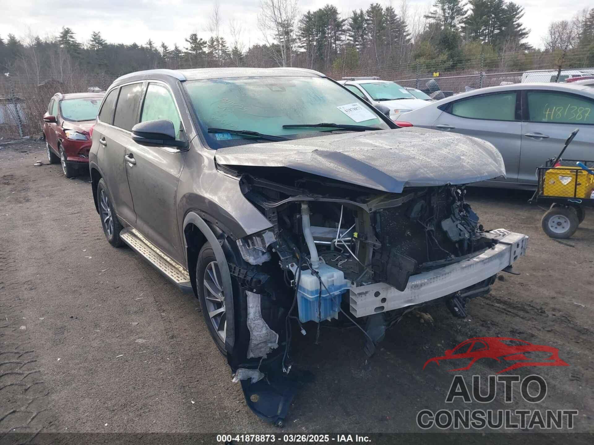 TOYOTA HIGHLANDER 2017 - 5TDJZRFH4HS426925