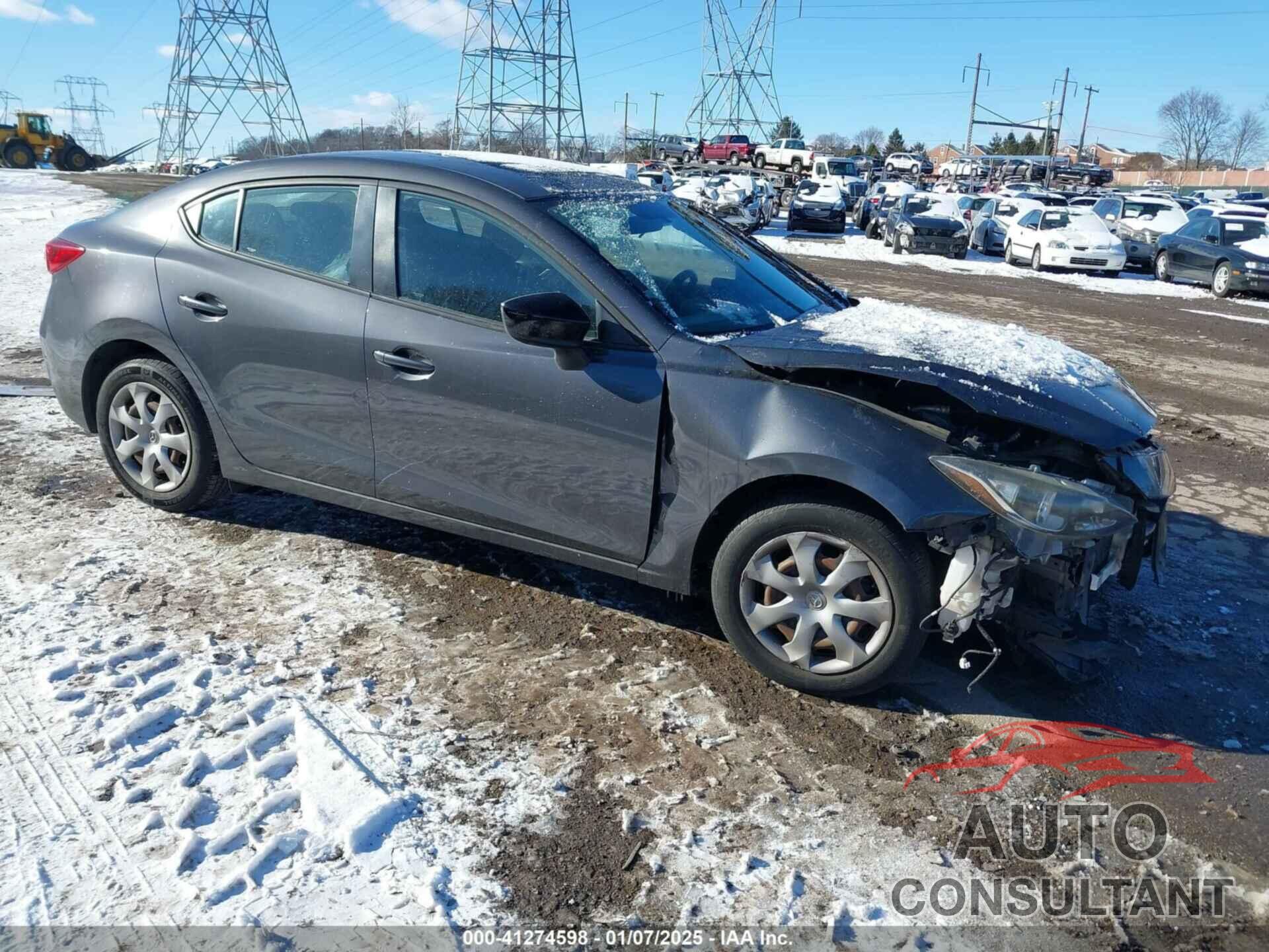 MAZDA MAZDA3 2015 - JM1BM1T78F1257941