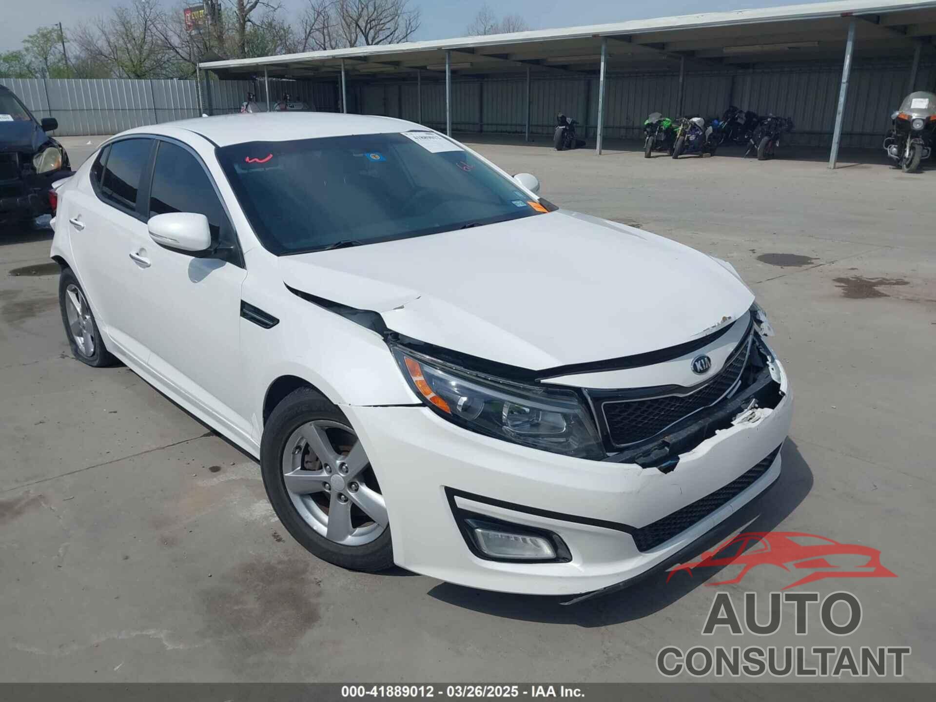 KIA OPTIMA 2014 - 5XXGM4A71EG302120