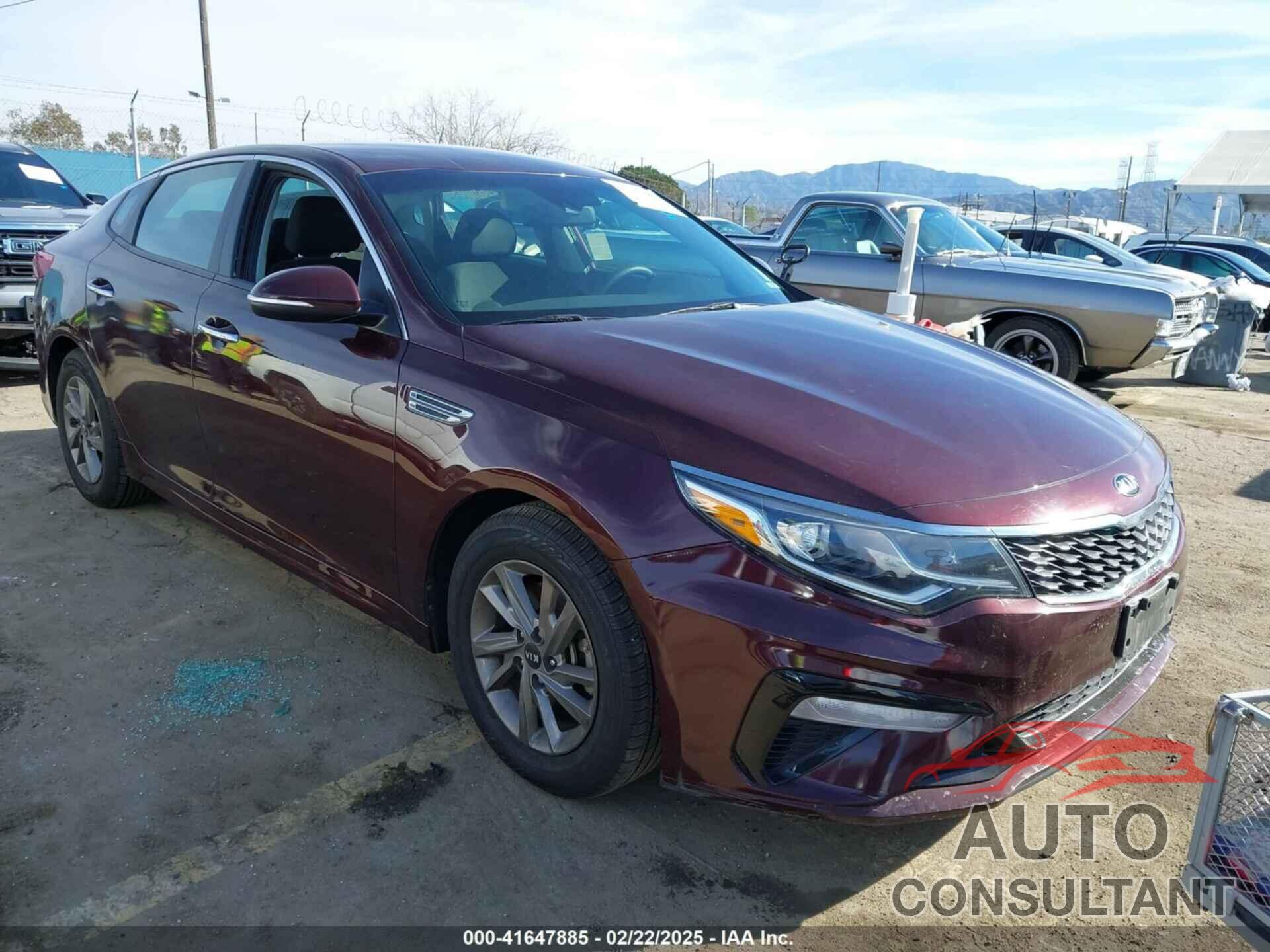 KIA OPTIMA 2020 - 5XXGT4L31LG380469